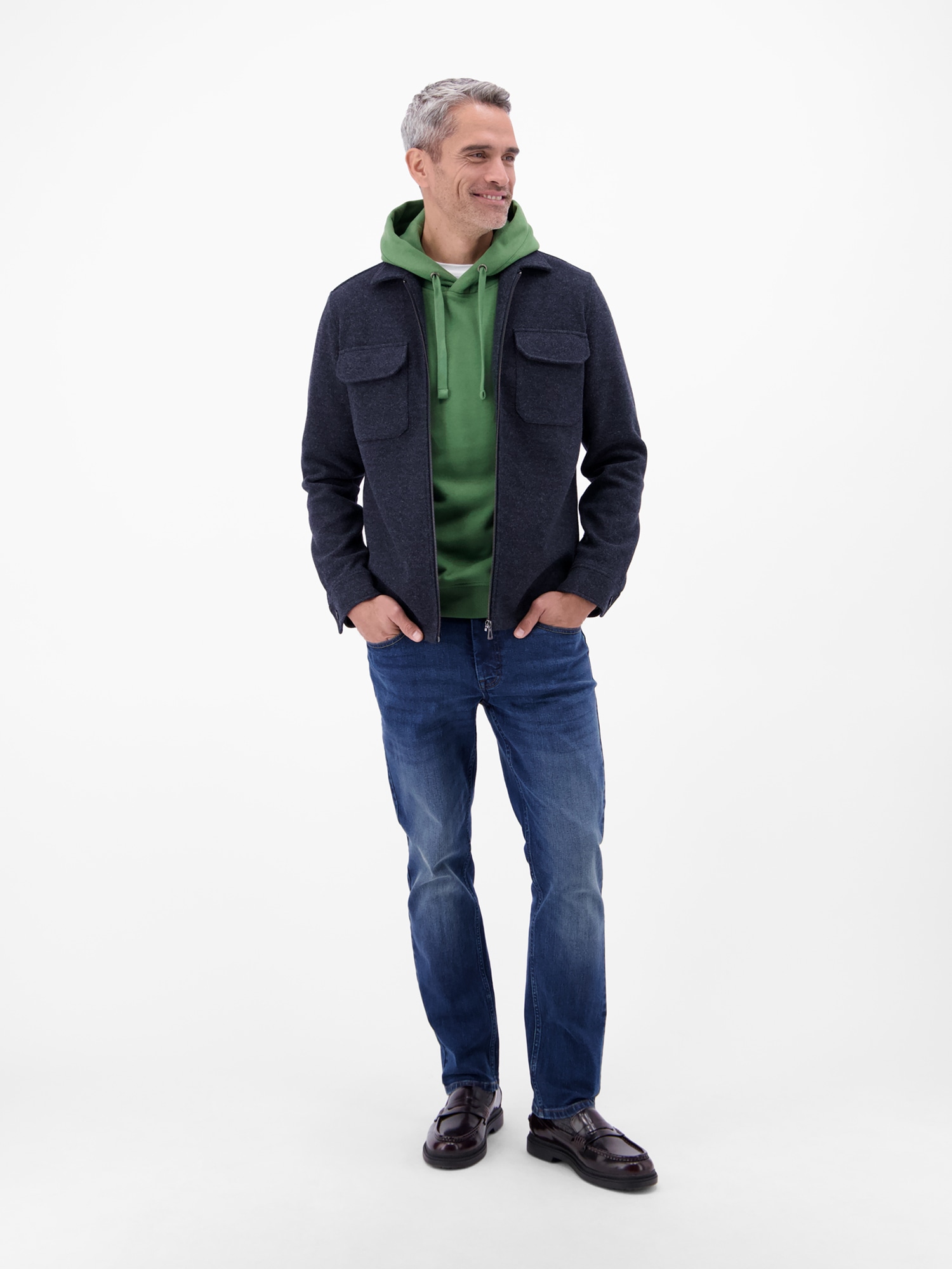 LERROS Hoodie »Sweatshirt Hoodie mit Kapuze mit Tunnelzug«, Weiches Baumwoll-Mischgewebe für hohen Tragekomfort

