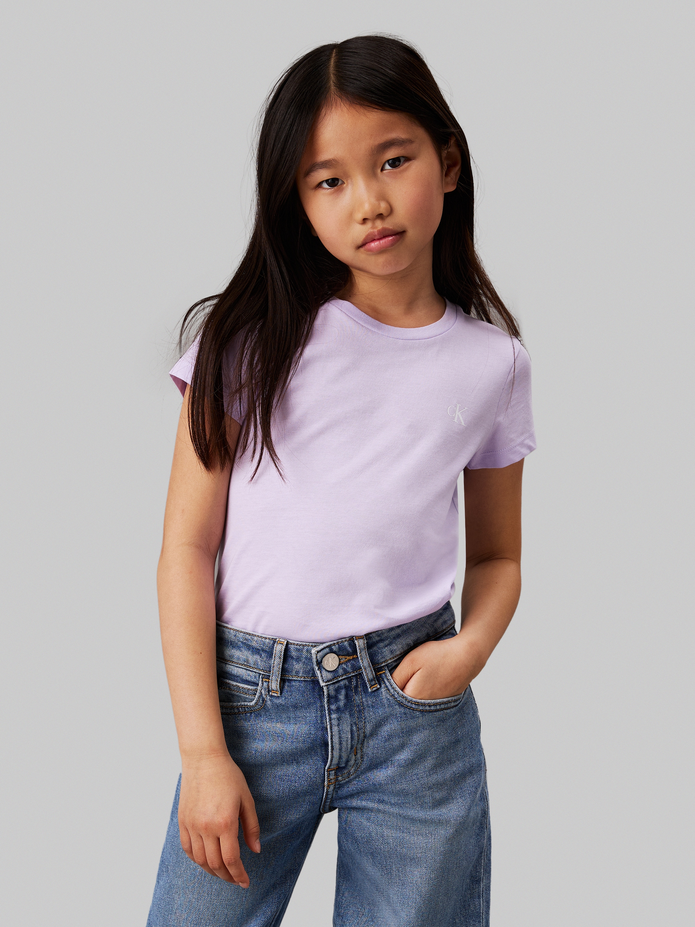 Calvin Klein Jeans T-Shirt »2-PACK SLIM MONOGRAM TOP«, für Kinder bis 16 Jahre