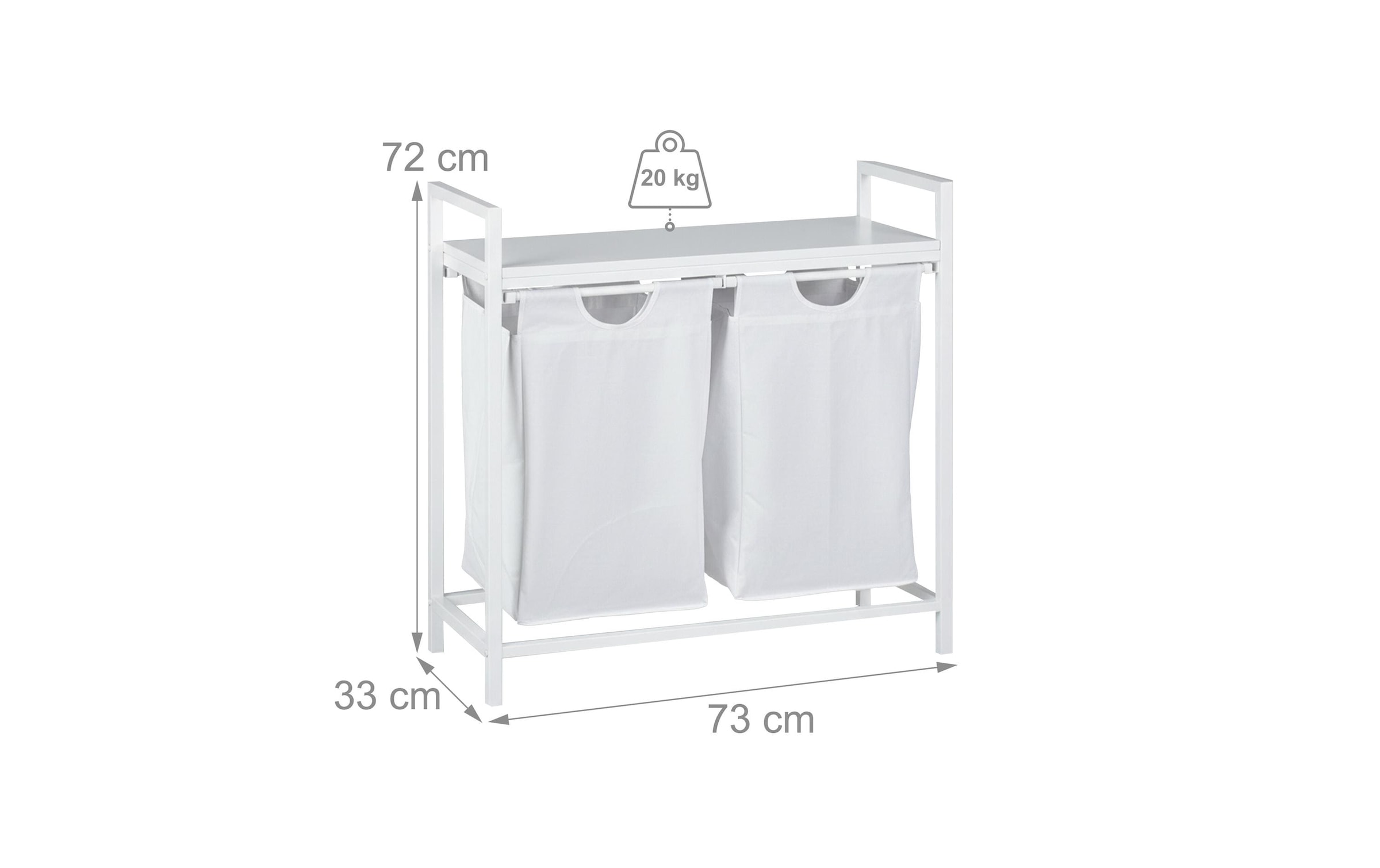 relaxdays Panier à linge