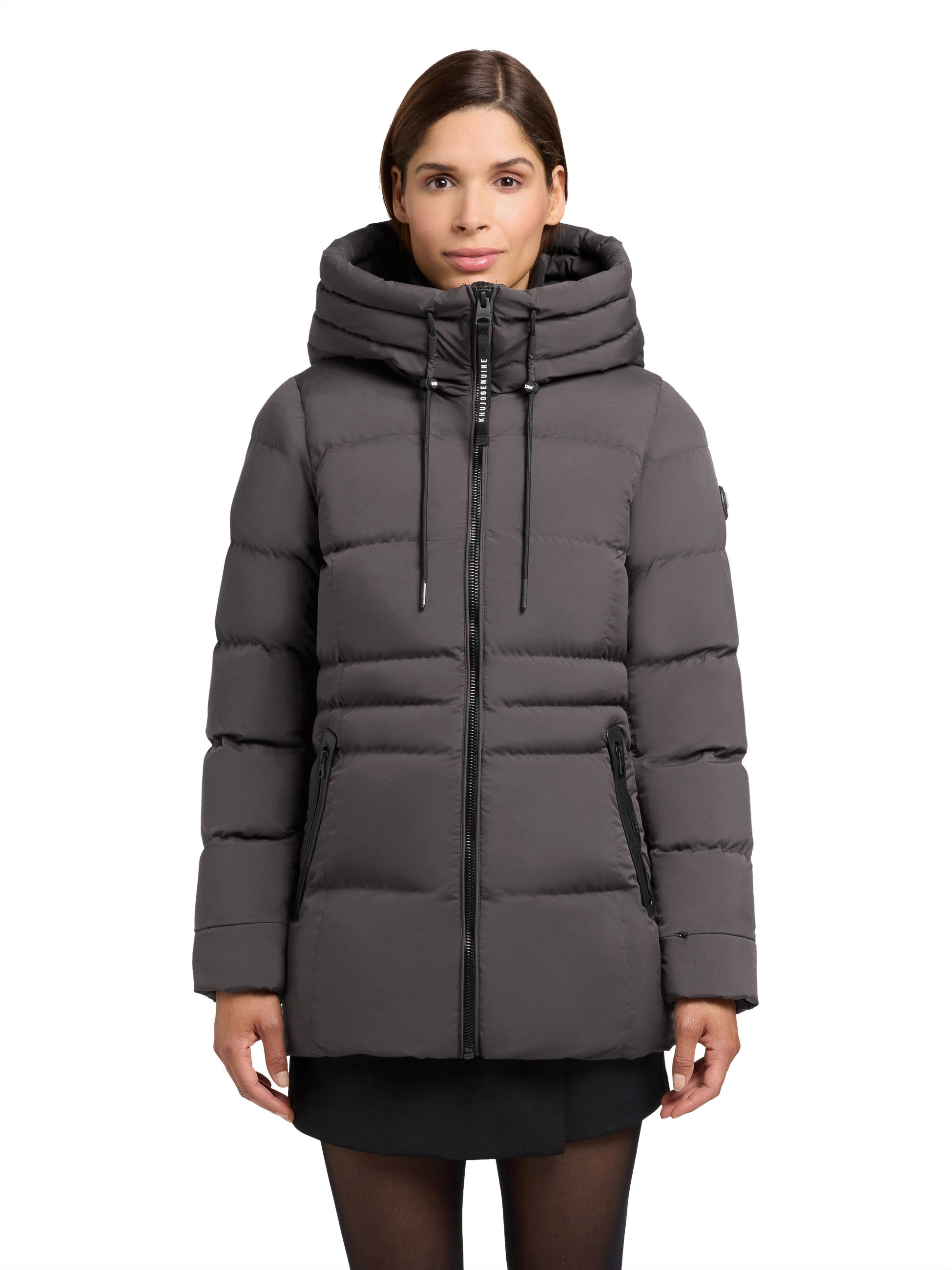 Image of khujo Steppjacke "MATLA" mit Kapuze Reissverschlusstaschen mit Fleecefutter, eine Ärmeltasche