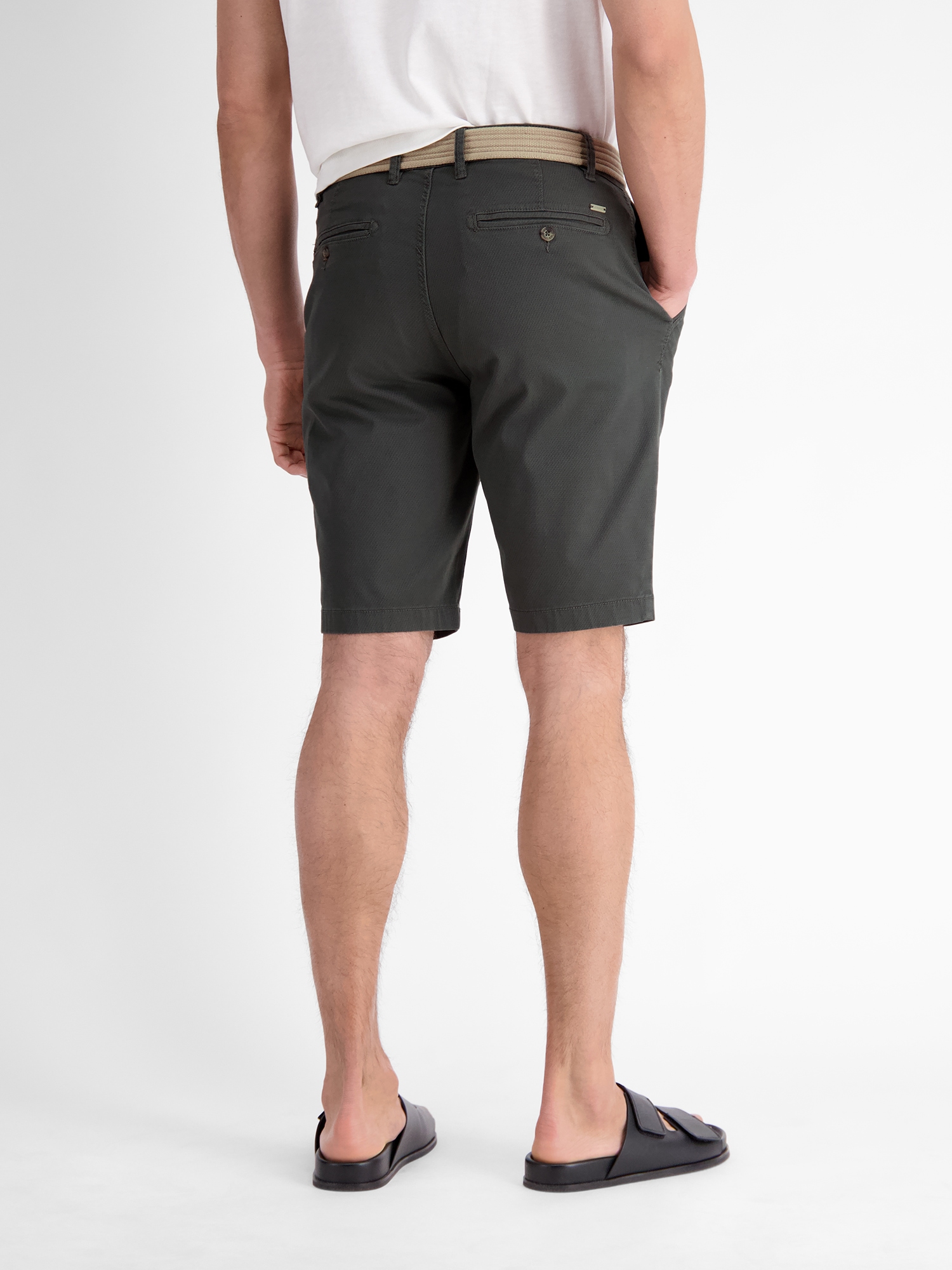 Image of LERROS Bermudas "Chino-Bermuda mit Gürtel"