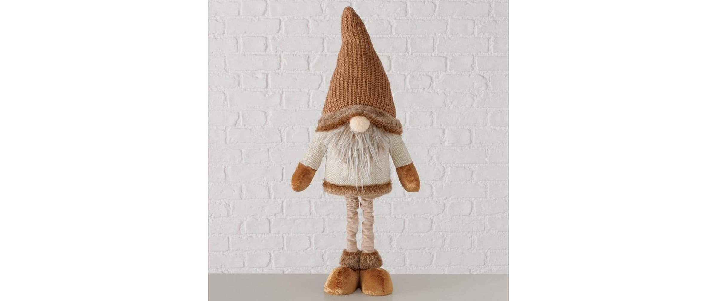 BOLTZE Wichtel »Dekofigur Clayton Beige/Braun«