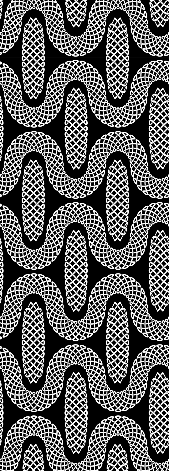 Image of queence Vinyltapete "Feli" Farbverlauf abstrakt bedruckt gemustert glatt 90x250cm, selbstklebend, kinderleichte Anbringung, Sticker