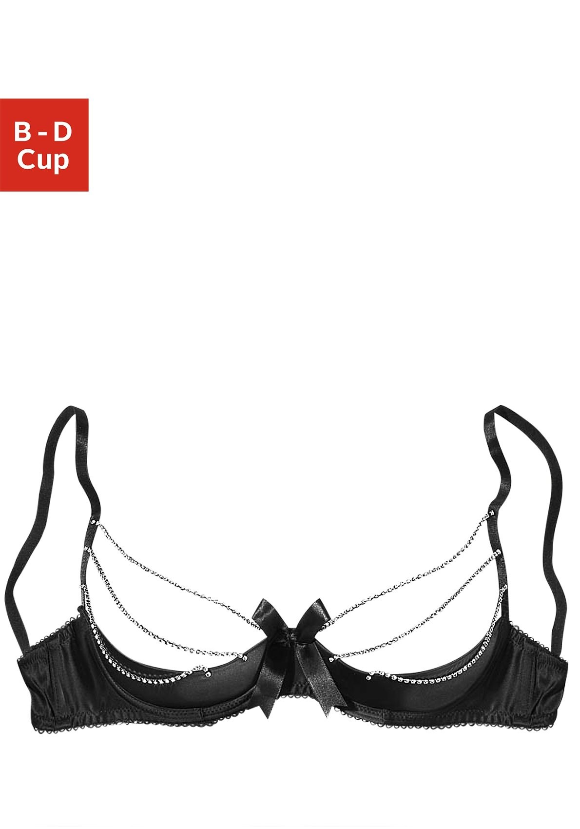 Image of petite fleur goldfarben Büstenhebe, mit Bügel und Strassketten, sexy Dessous bei Ackermann Versand Schweiz