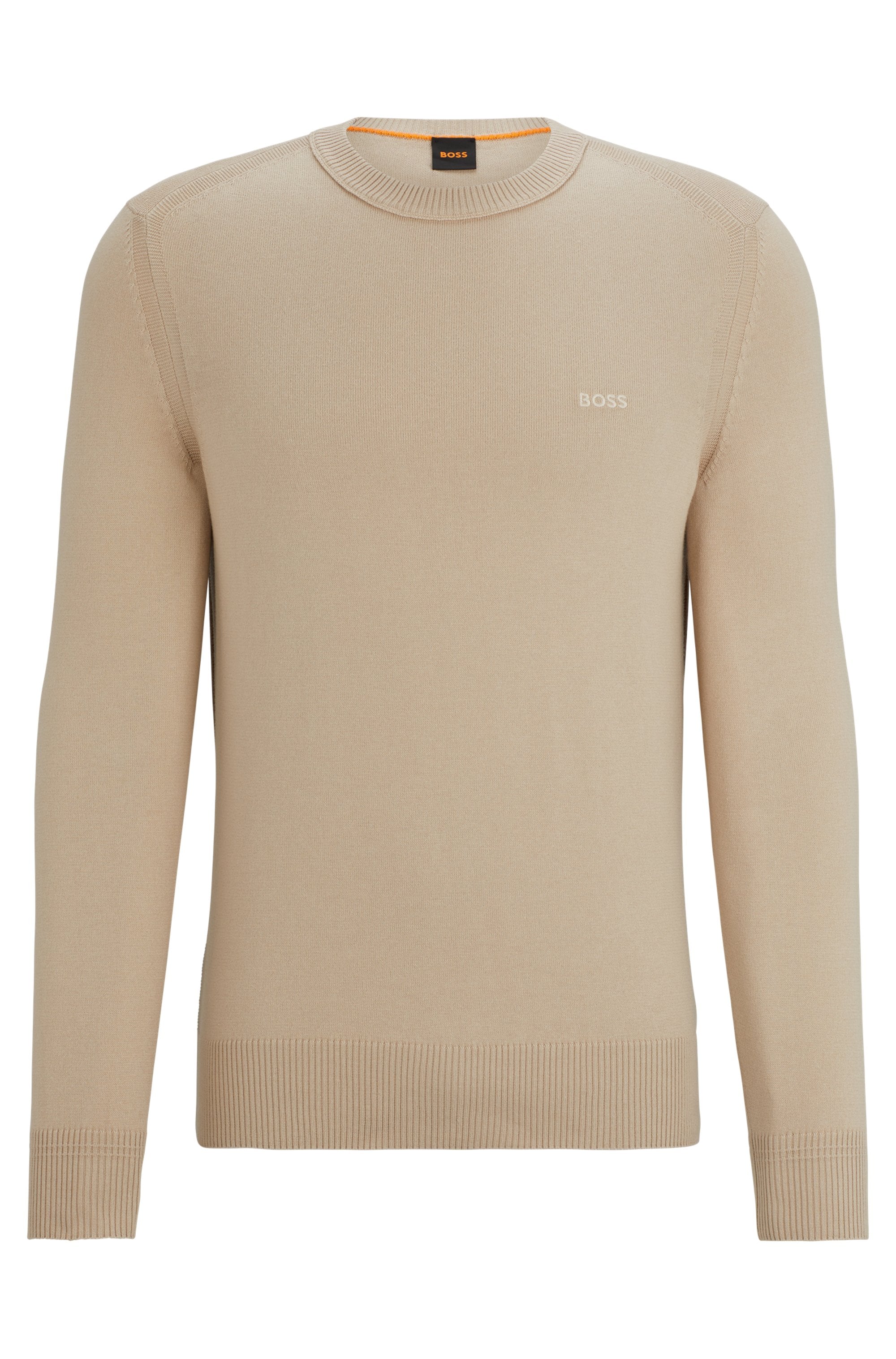 BOSS ORANGE Strickpullover »Asac_V«, mit Logostickerei auf der Brust