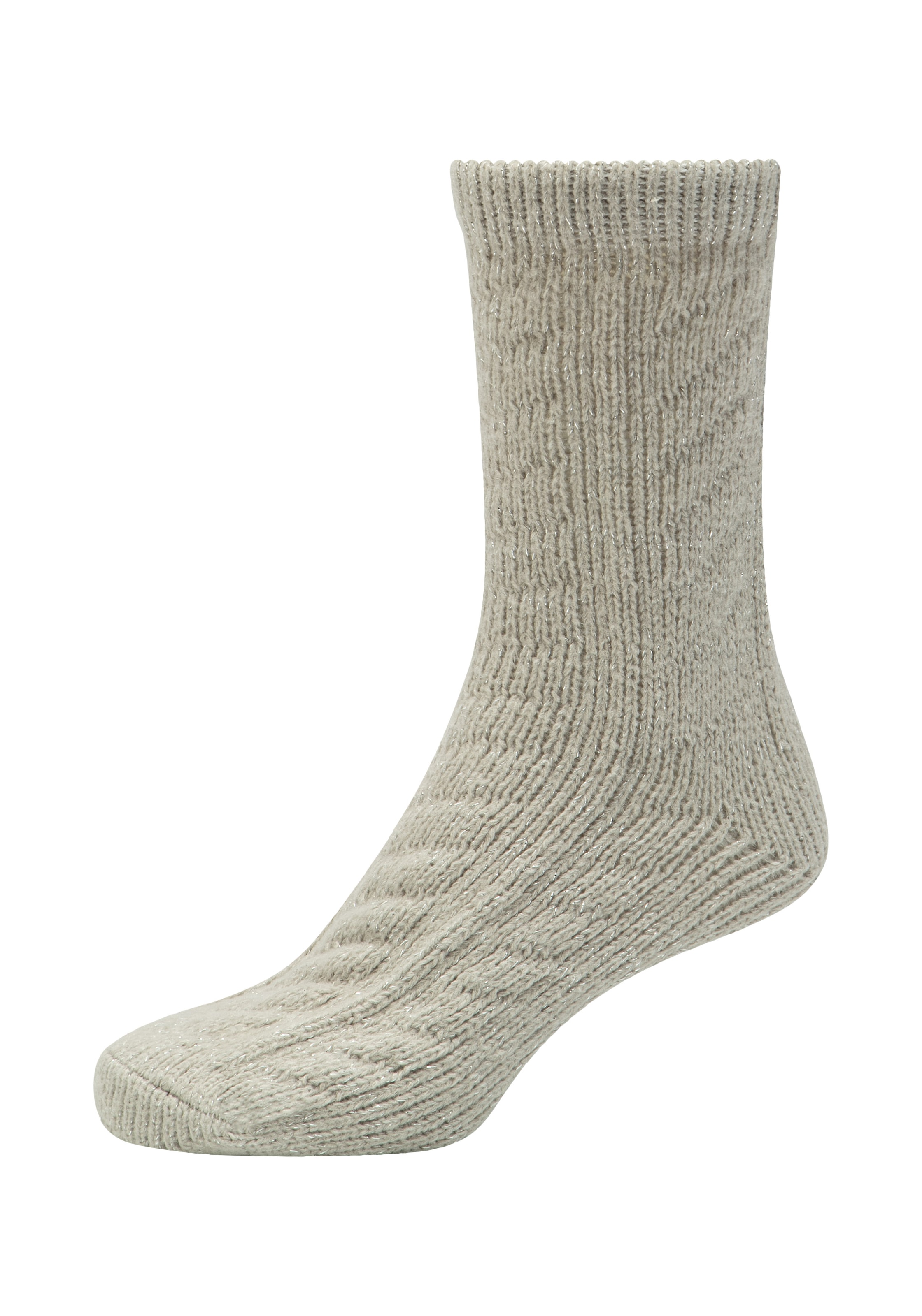 s.Oliver Socken »warm & cozy«, (4 Paar), mit elastischem Bund