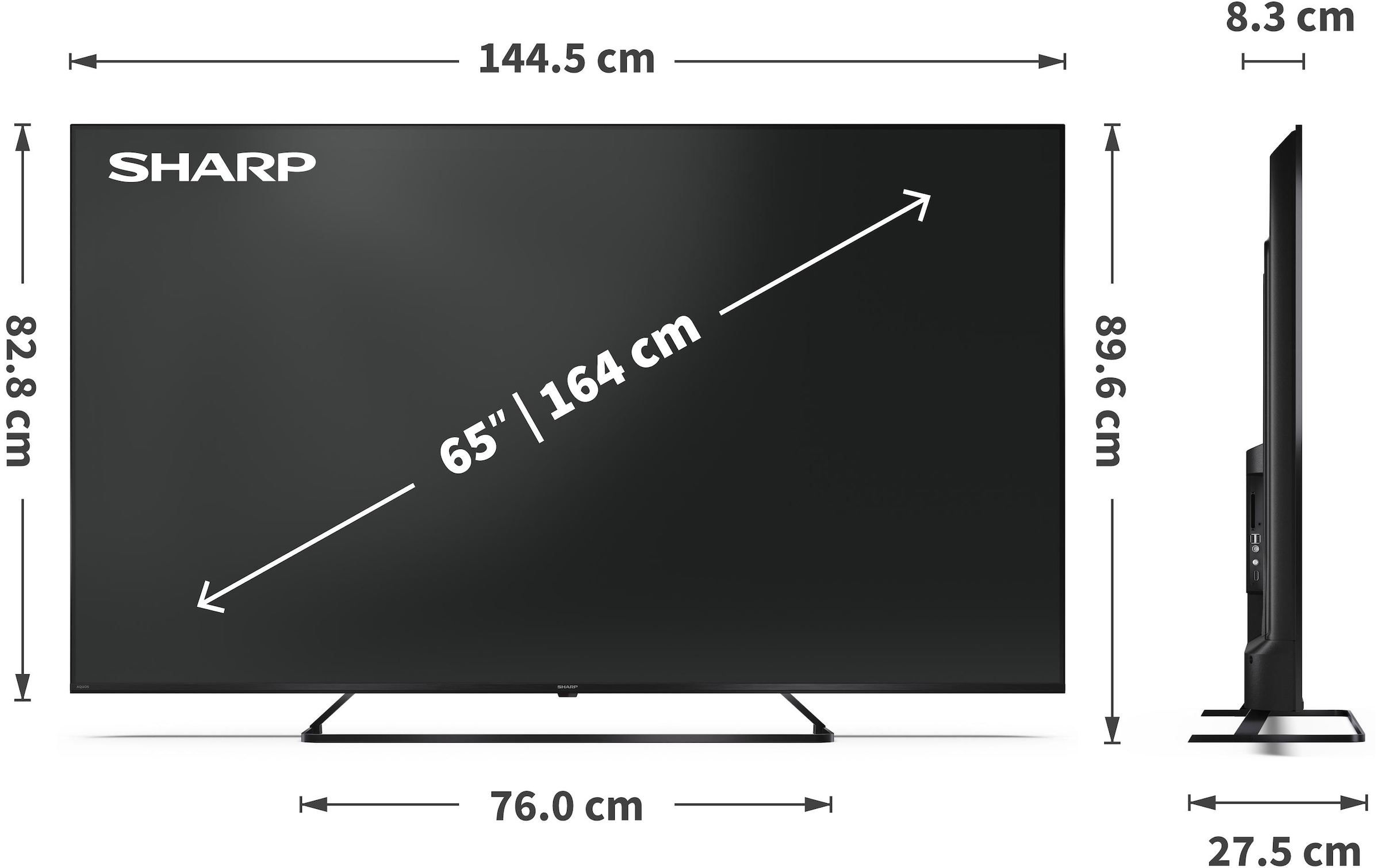   Téléviseur QLED »65HP6265E« 164 cm/65 ″