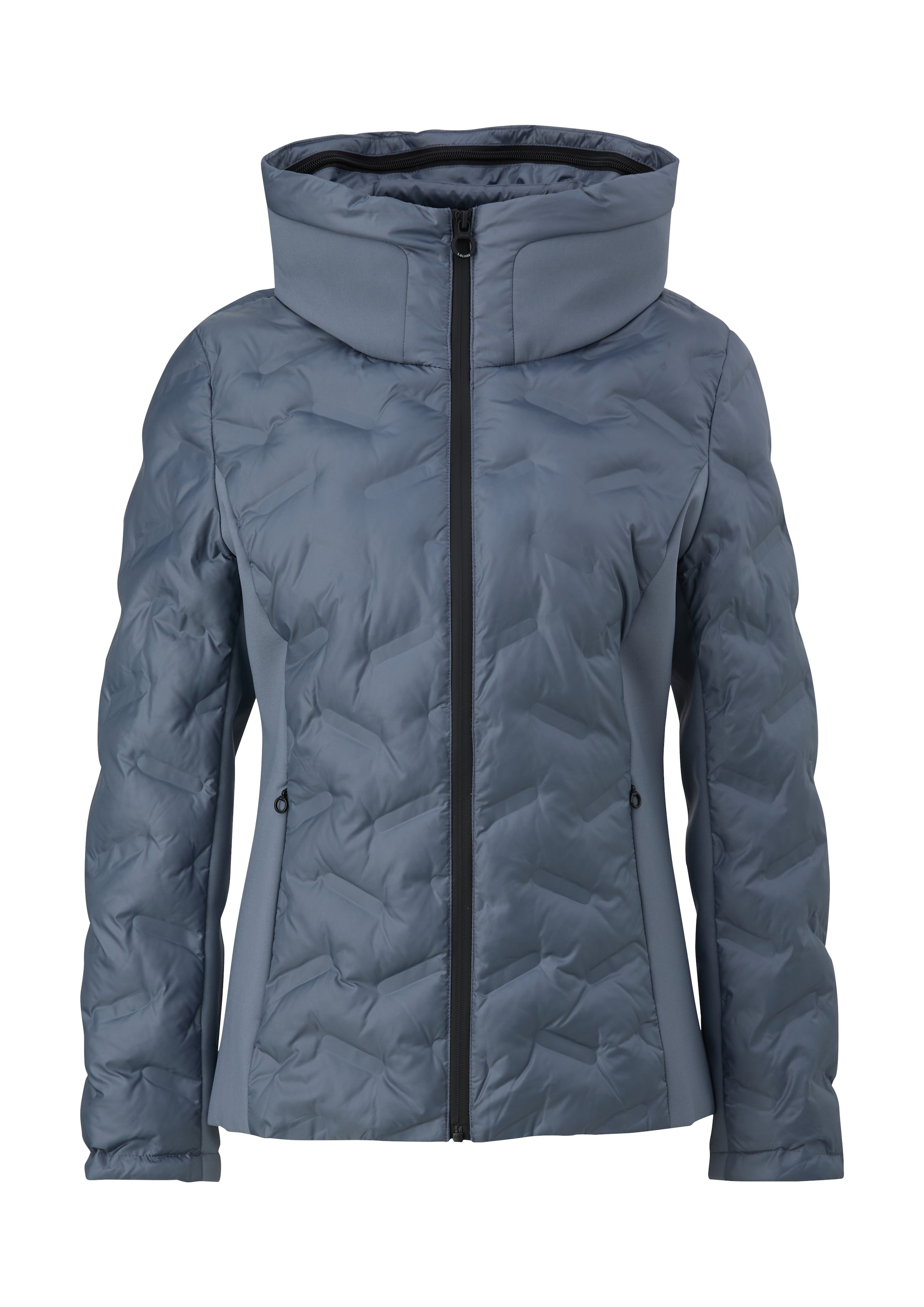 s.Oliver Outdoorjacke, mit Kapuze, mit Strukturmuster