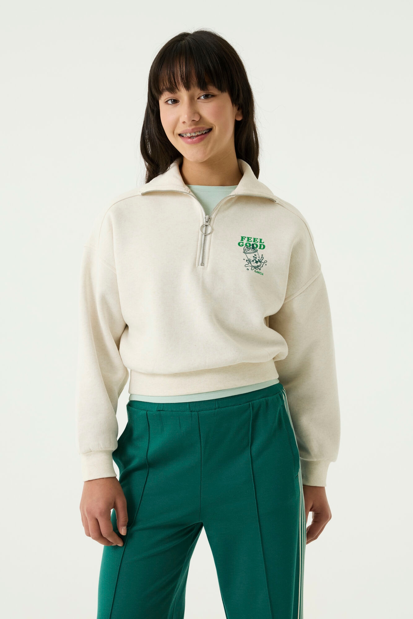 Image of Garcia Sweatshirt, mit Print for GIRLS
