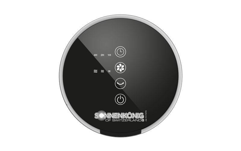 Sonnenkönig Ventilateur de tour »Tenero weiss, Leistung 16W, 7h Timer, sehr leise, Oszillation« 3 niveaux de ventilation, filtre lavable