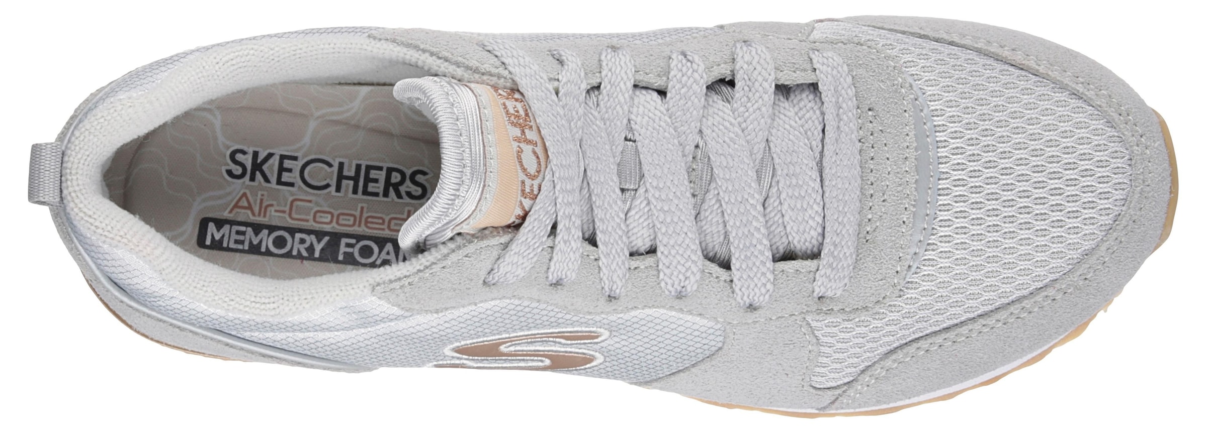 Skechers Sneaker »OG 85 - GOLDN GURL«, Schnürschuh, Original-Retro-Jogginschuh mit Air-Cooled Memory Foam®