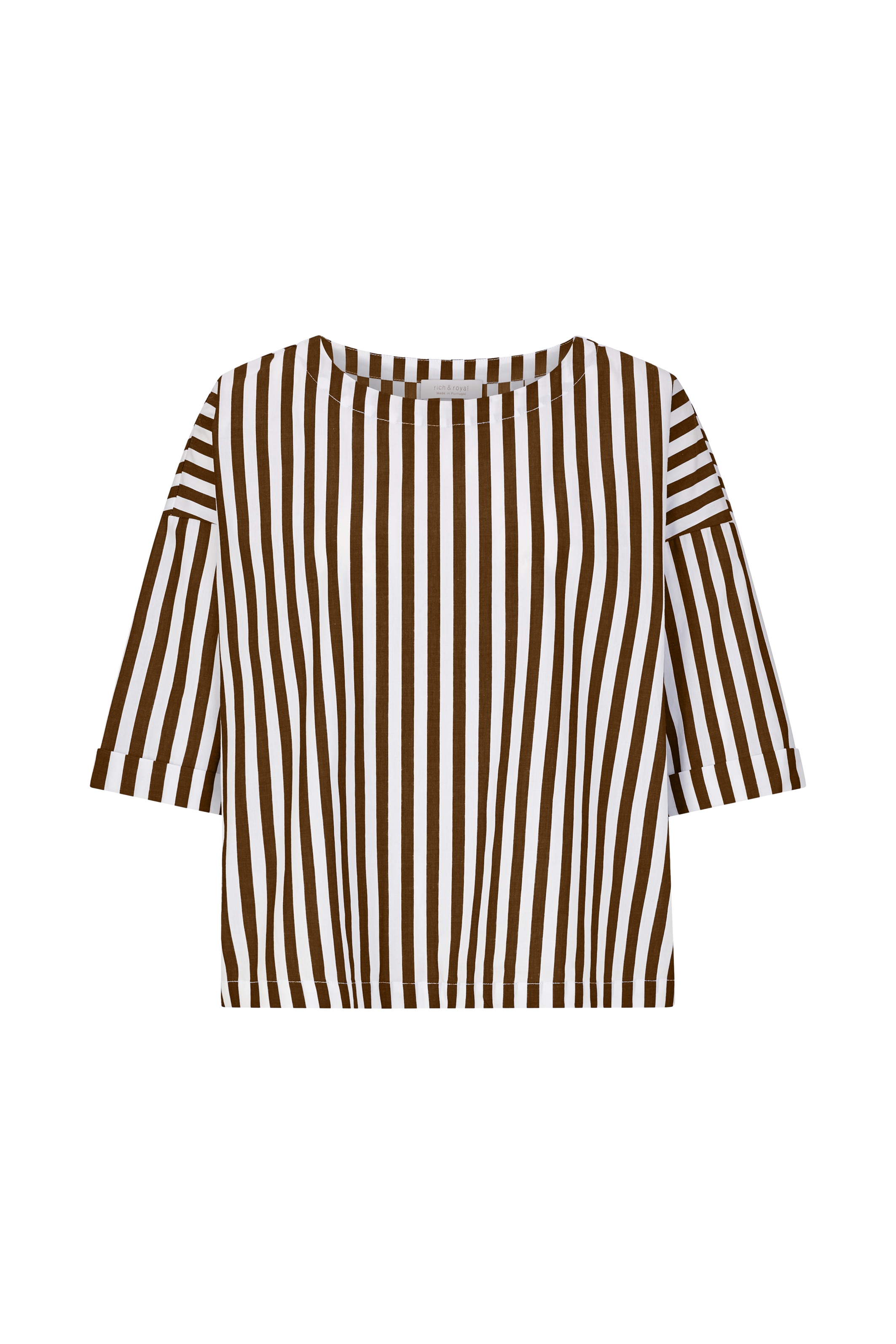 RICHROYAL Top chemisier Coupe regular avec motif à rayures
