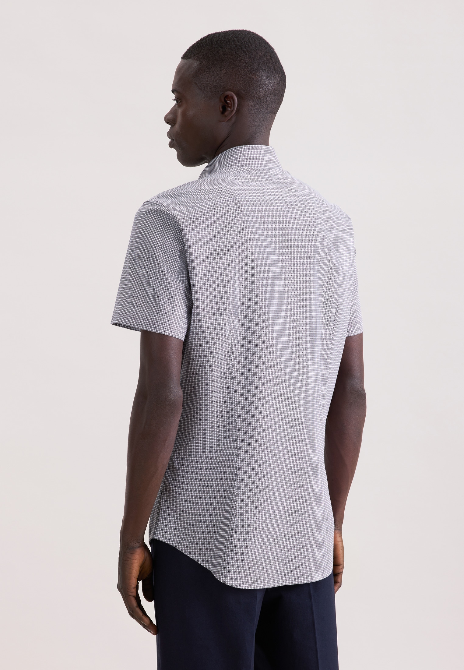 seidensticker Chemise d'affaires »Schwarze Rose« Shaped 1/2 Kentkragen Druck