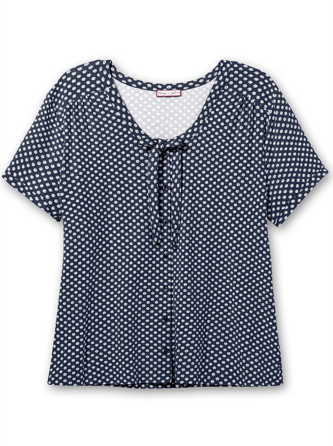 sheego by Joe Browns Kurzarmshirt »Blusenshirt«, (1 tlg.)