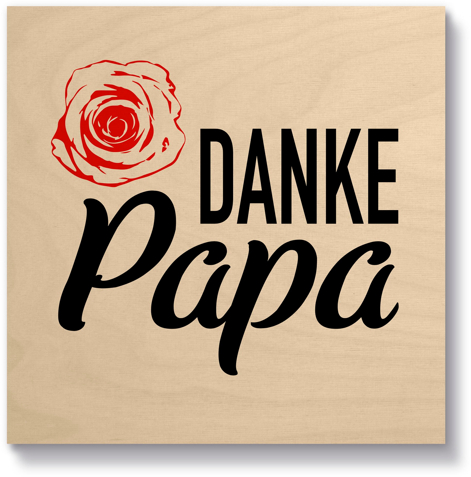 Image of Artland Holzbild »Danke Papa«, (1 St.) bei Ackermann Versand Schweiz