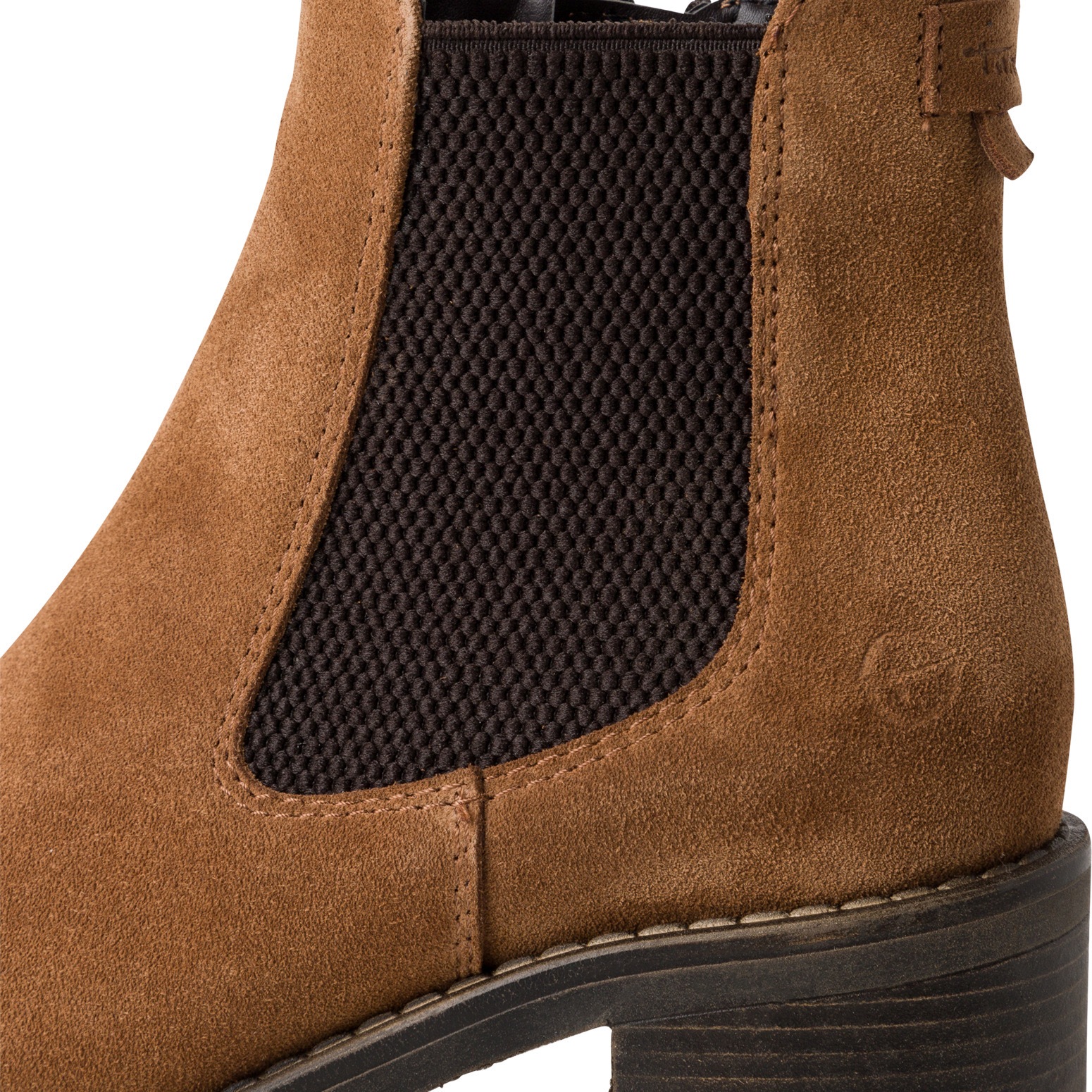 Tamaris Chelseaboots, Blockabsatz, Stiefelette, Businessschuh mit Touch It-Ausstattung