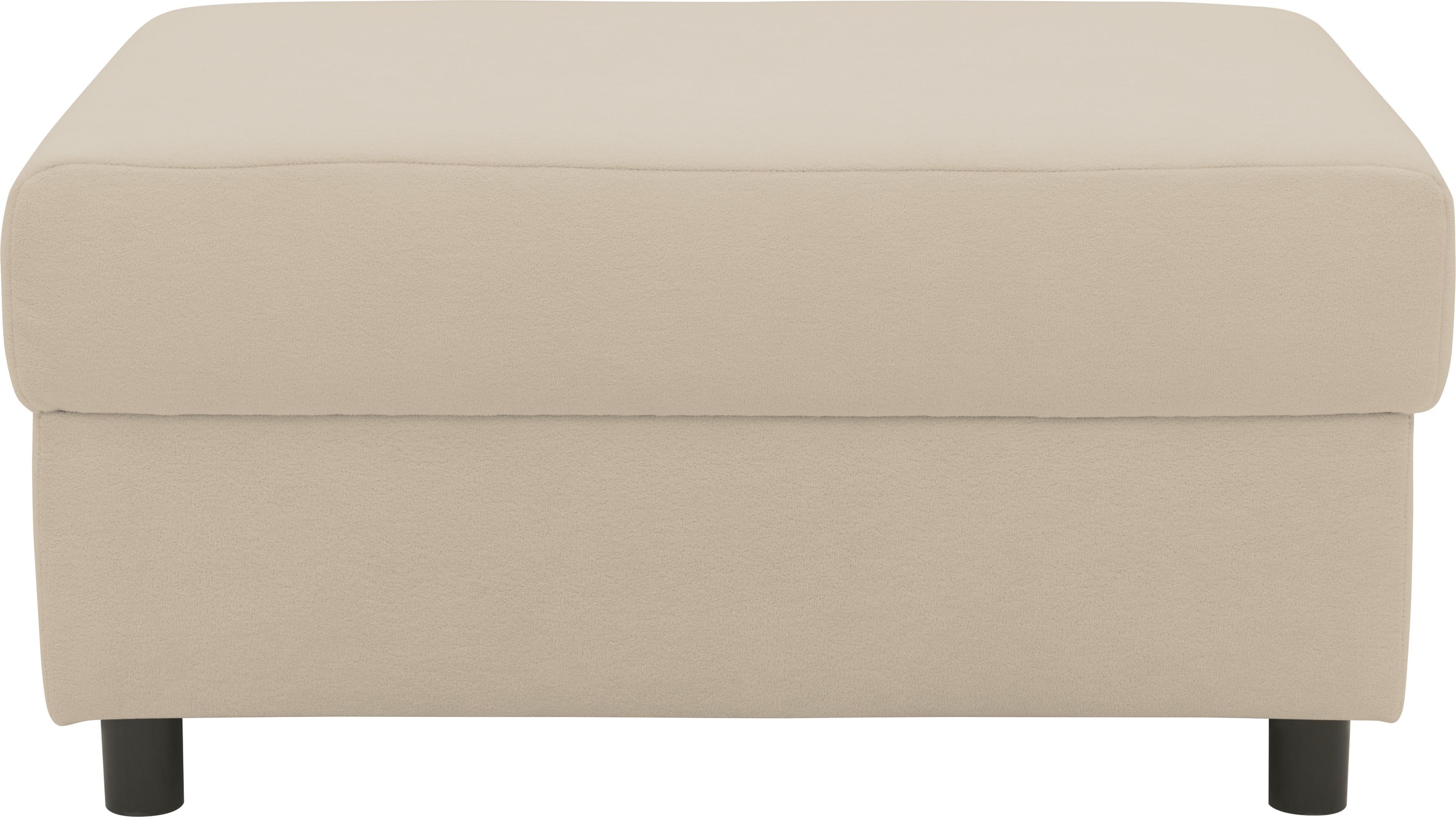 DOMO collection Polsterhocker »Turah 2 in Cord oder Luxus-Microfaser«, moderner Polsterhocker, passend zum Ecksofa, B/T/H: 83/60/44 cm