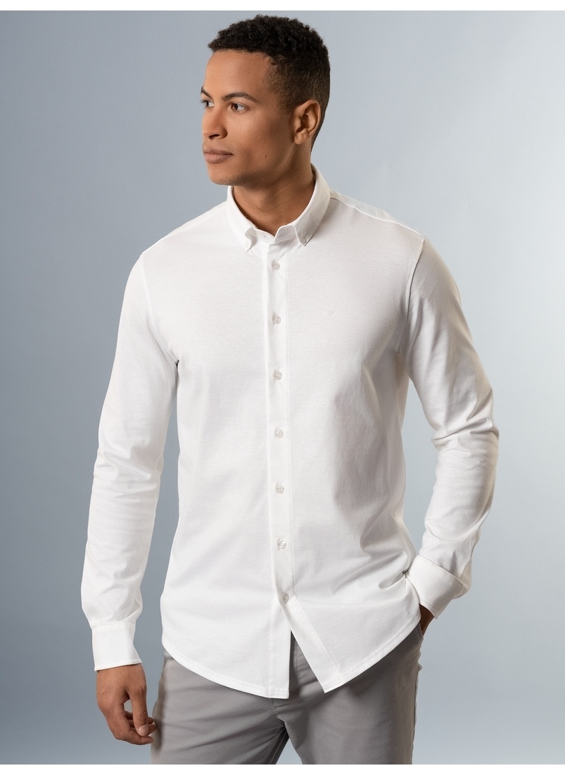 Trigema Polo »TRIGEMA Business-Hemd aus DELUXE-Single-Jersey« 1 cuis