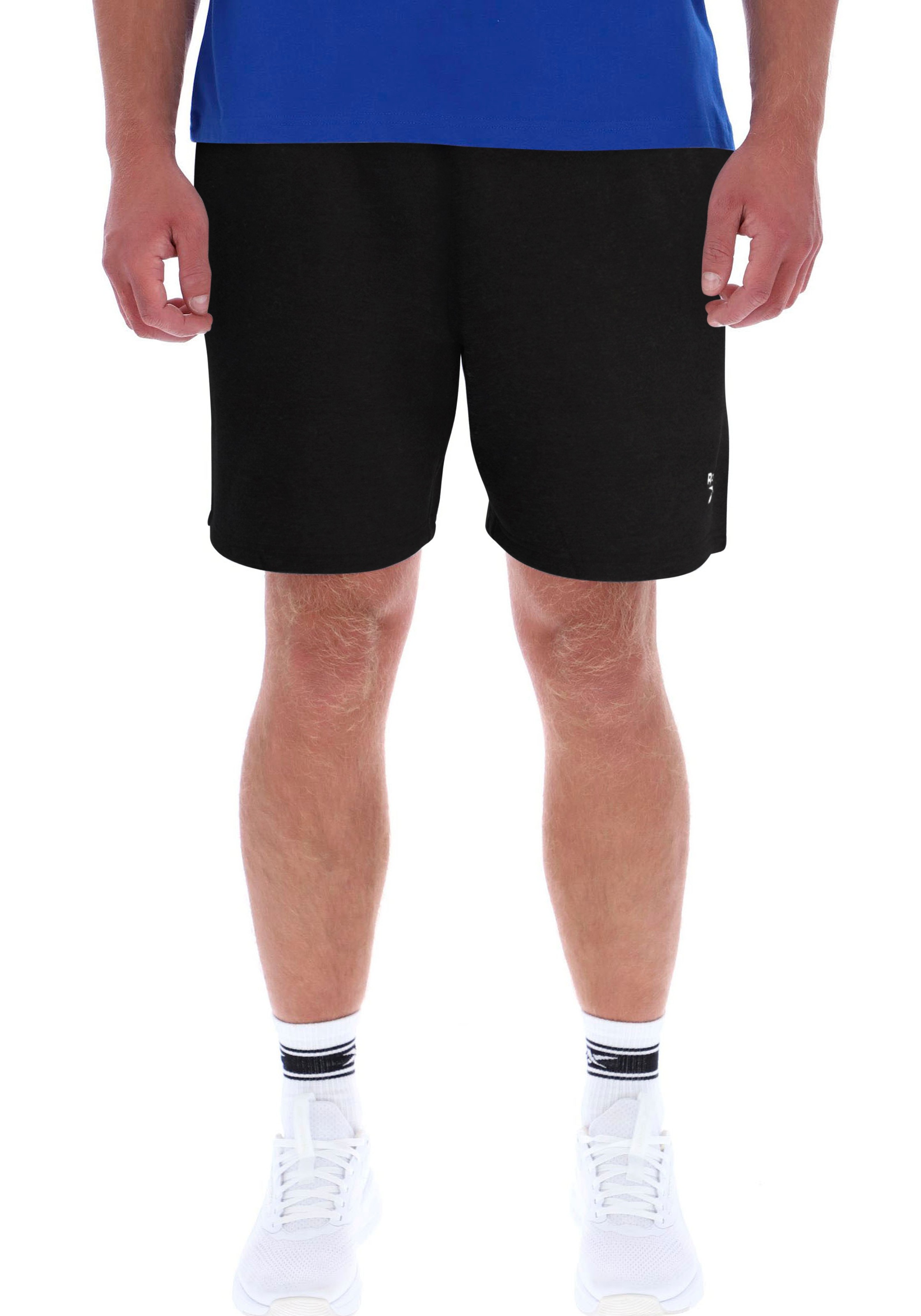 Image of Reebok Sweatshorts "MARCUS SMALL LOGO FLEECE SHORTS" lockere Passform, mit elastischem Bund, sportlicher Stil