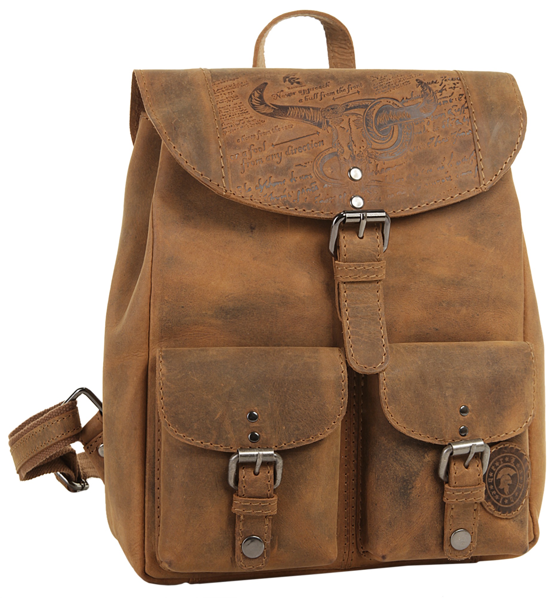 Landleder Tagesrucksack, echt Leder