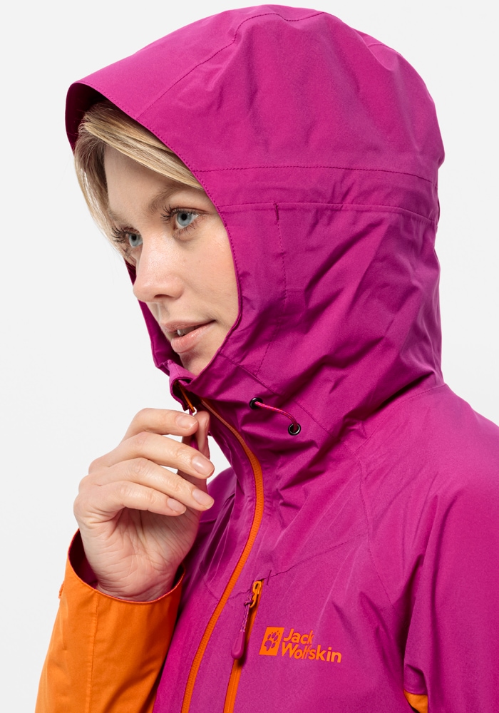 Jack Wolfskin Funktionsjacke »EAGLE PEAK 2L JKT W«, mit Kapuze