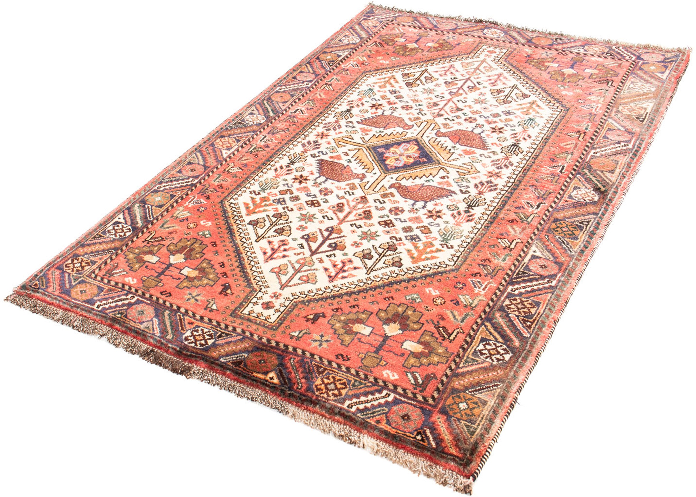 Image of morgenland Orientteppich »Perser - Nomadic - 162 x 107 cm - beige«, rechteckig, 10 mm Höhe, Wohnzimmer, Handgeknüpft, Einzelstück mit Zertifikat bei Ackermann Versand Schweiz