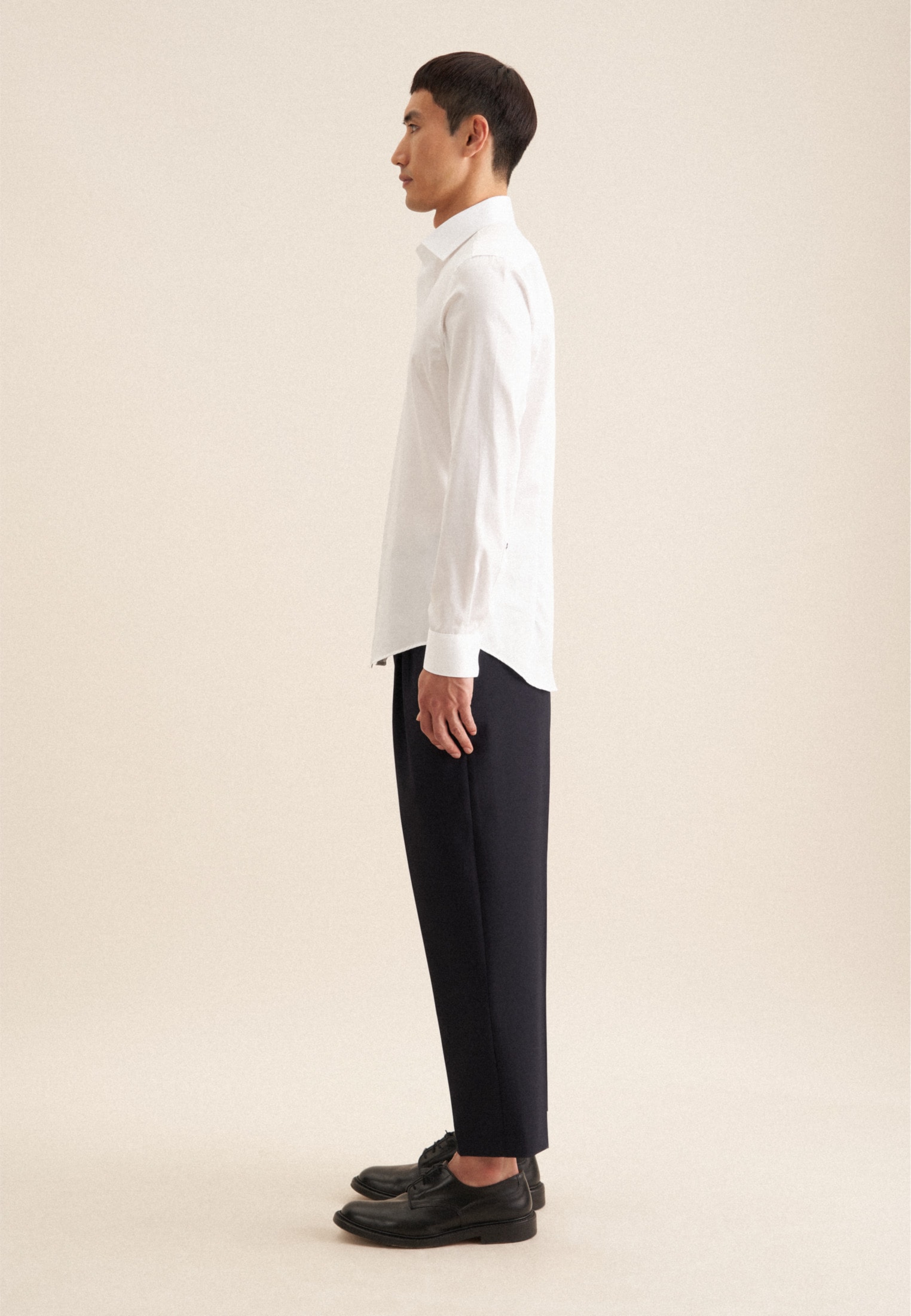 seidensticker Chemise d'affaires »Schwarze Rose« Slim 1/1 Kentkragen Uni