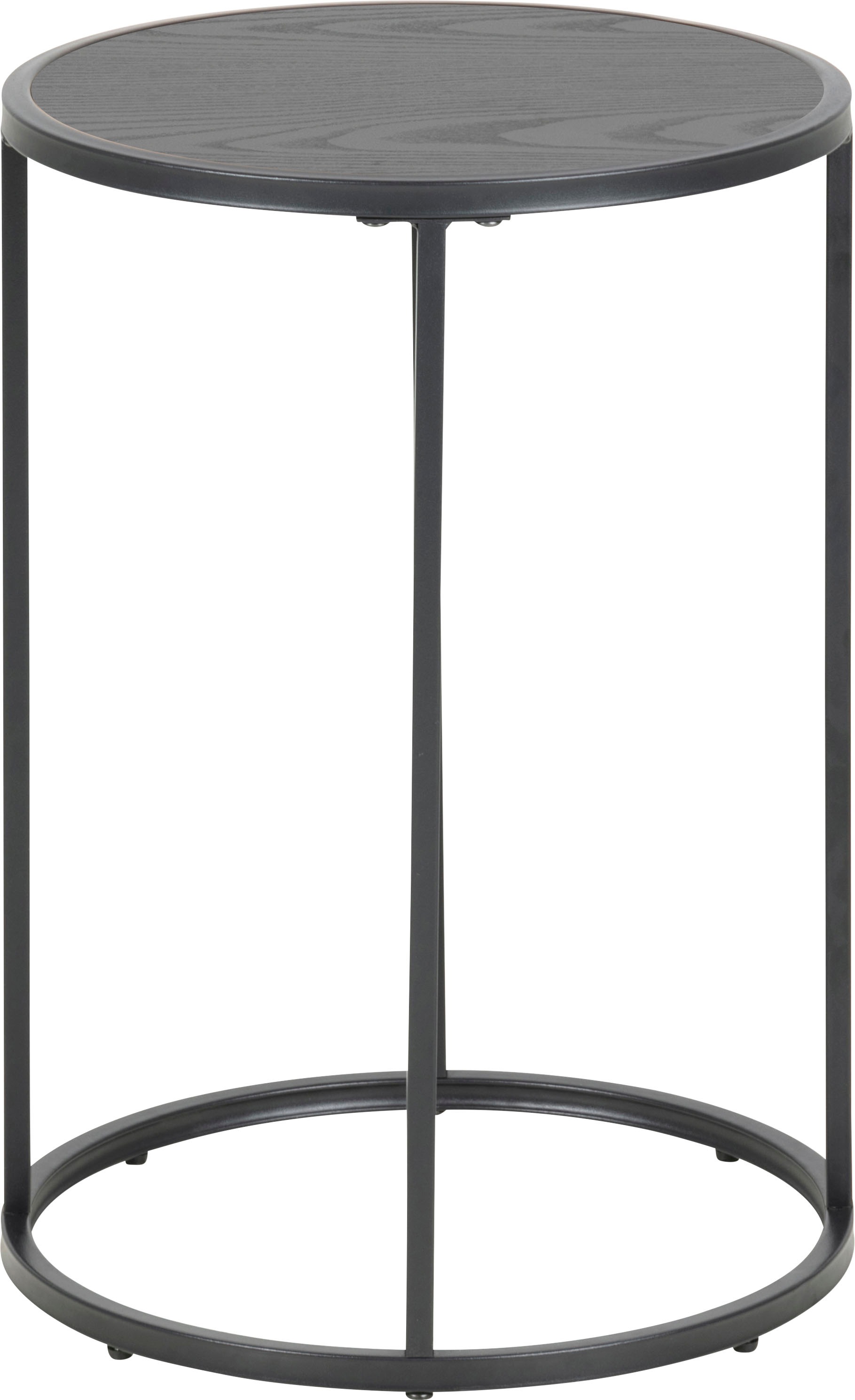 ACTONA GROUP Beistelltisch Metallgestell im modernen Industrie-Look, rund, T: 40 x H: 55 cm