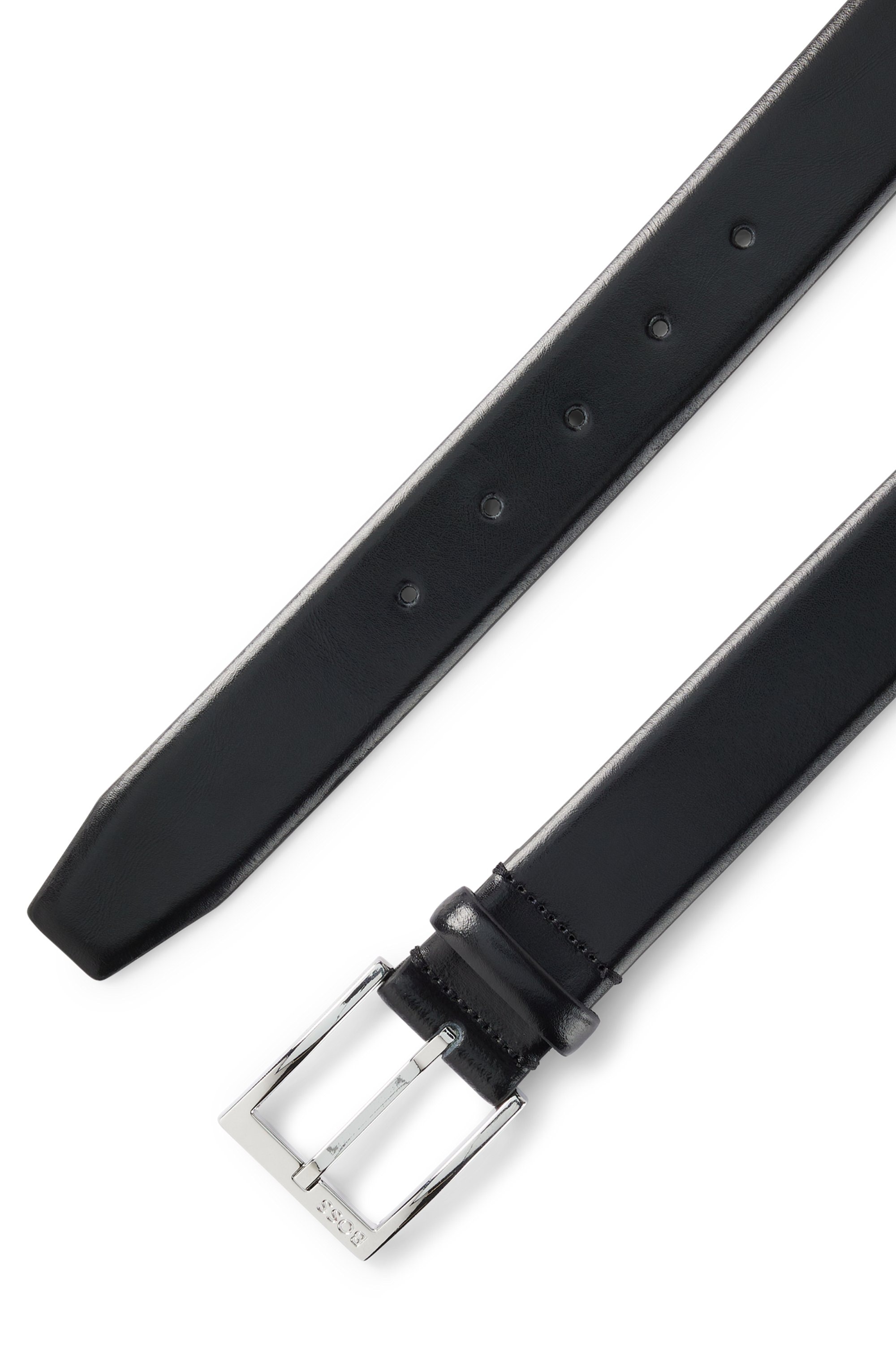 BOSS Ledergürtel »Elloy-PC-An_Sz35« mit dezenter Boss-Prägung auf der Schliesse