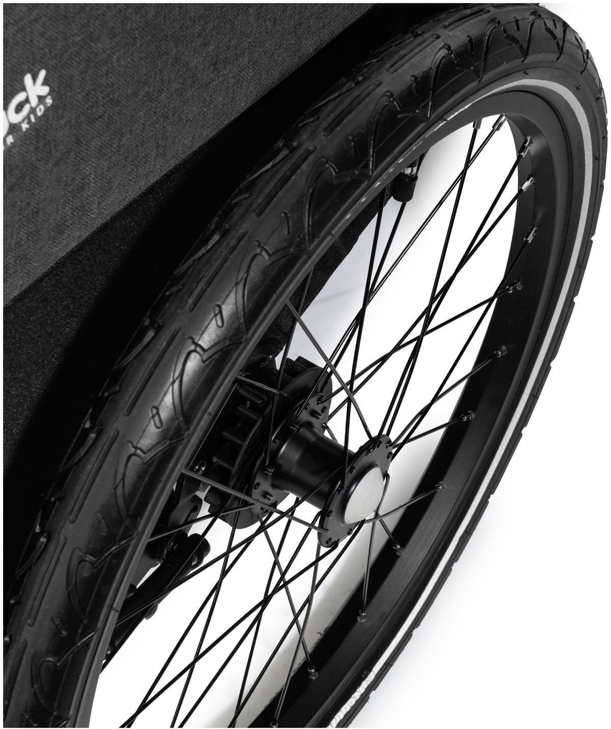 Hauck Fahrradkinderanhänger »2in1 Bike Trailer und Buggy Dryk Duo, melange grey« für 2 Kinder; inklusive Deichsel