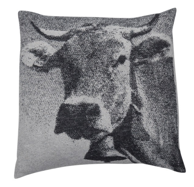 Image of DAVID FUSSENEGGER Kissenhülle, (1 St.), mit Kuh Motiv bei Ackermann Versand Schweiz