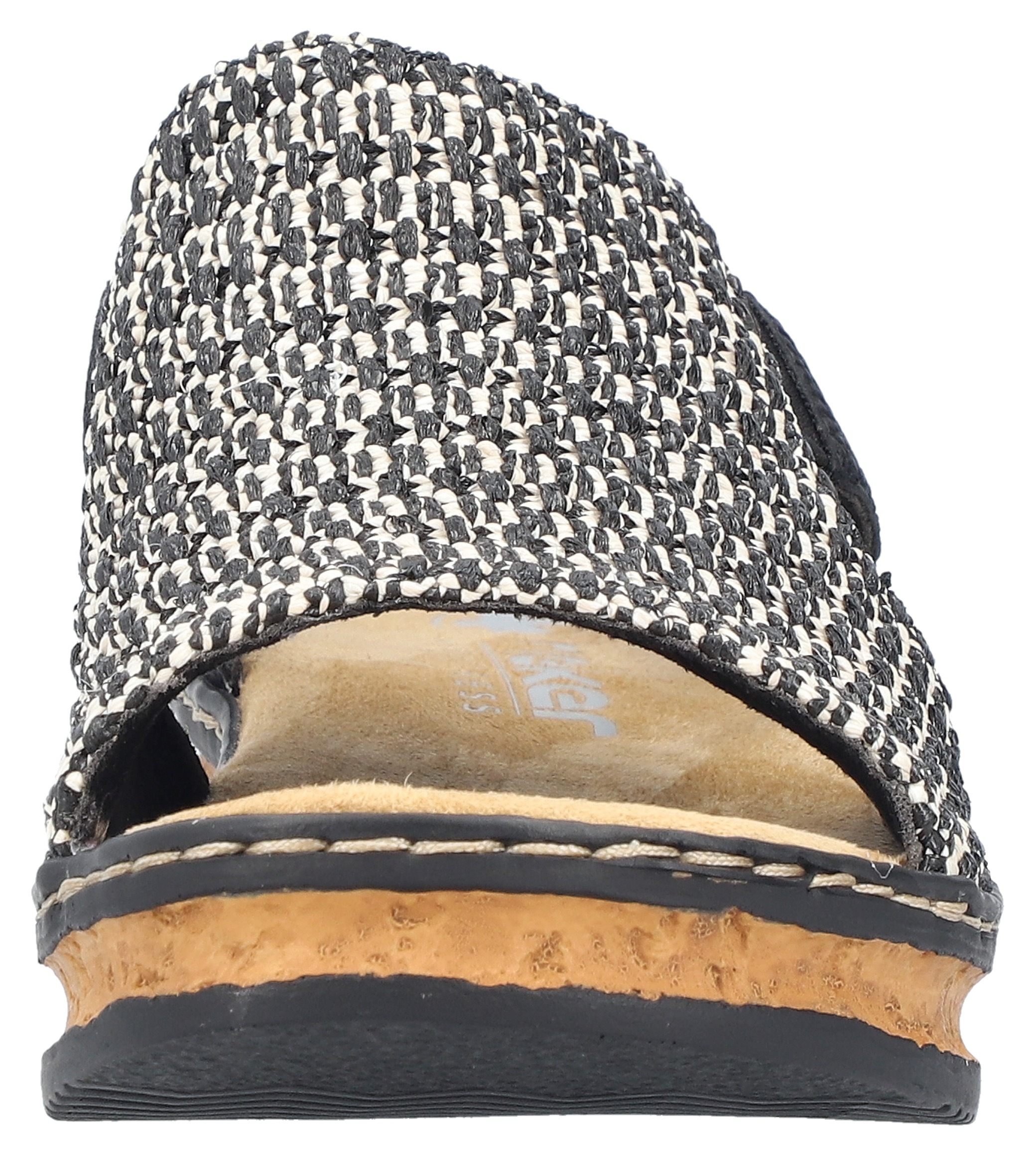 Rieker Sandales compensées  Sommerschuh, Strandschuh, Sandale in Flechtoptik