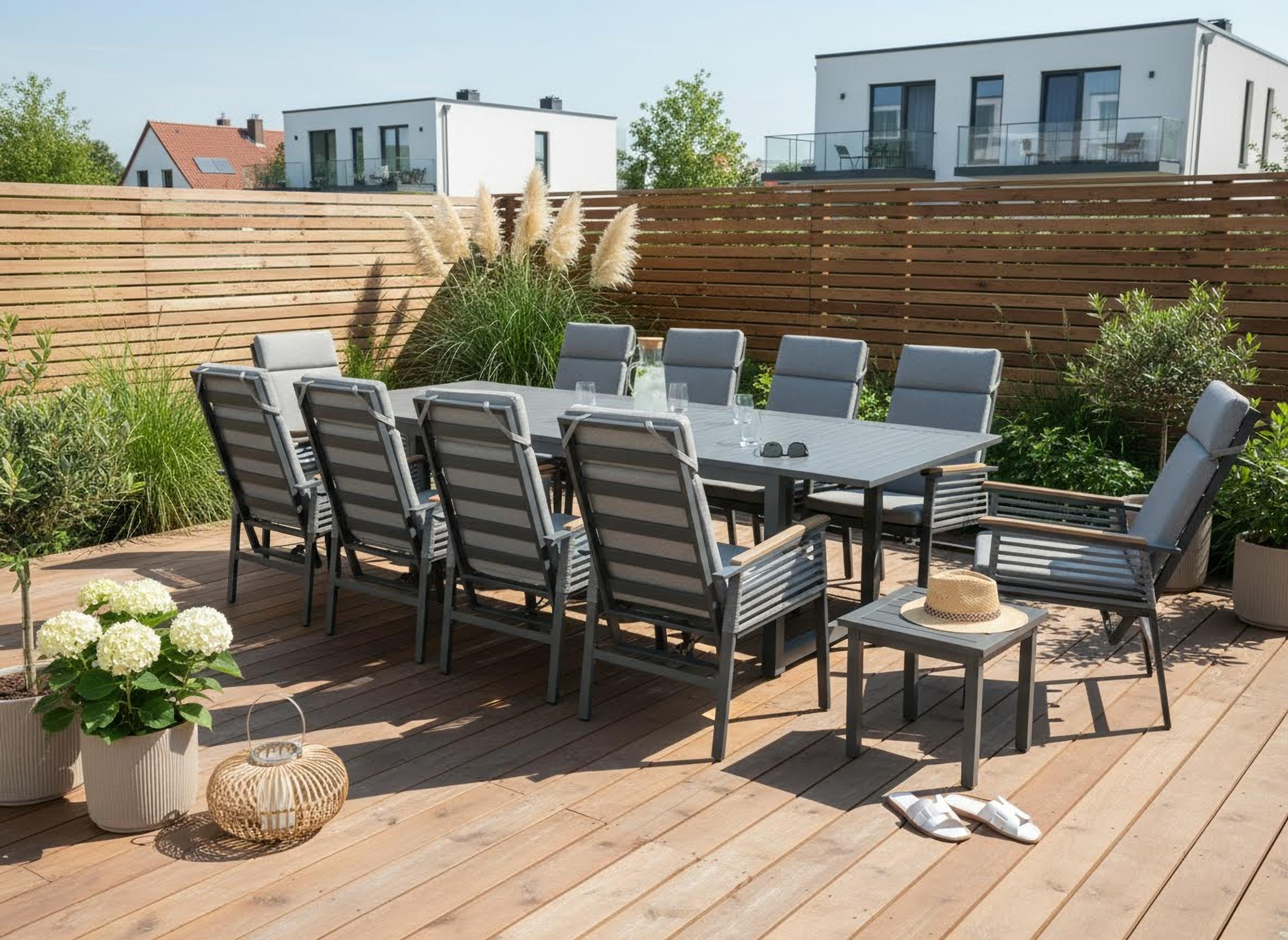 Creativ home Photophore »Laterne ALEGRE, mit Henkel« Kerzenhalter aus Naturweide, Ø 33 cm