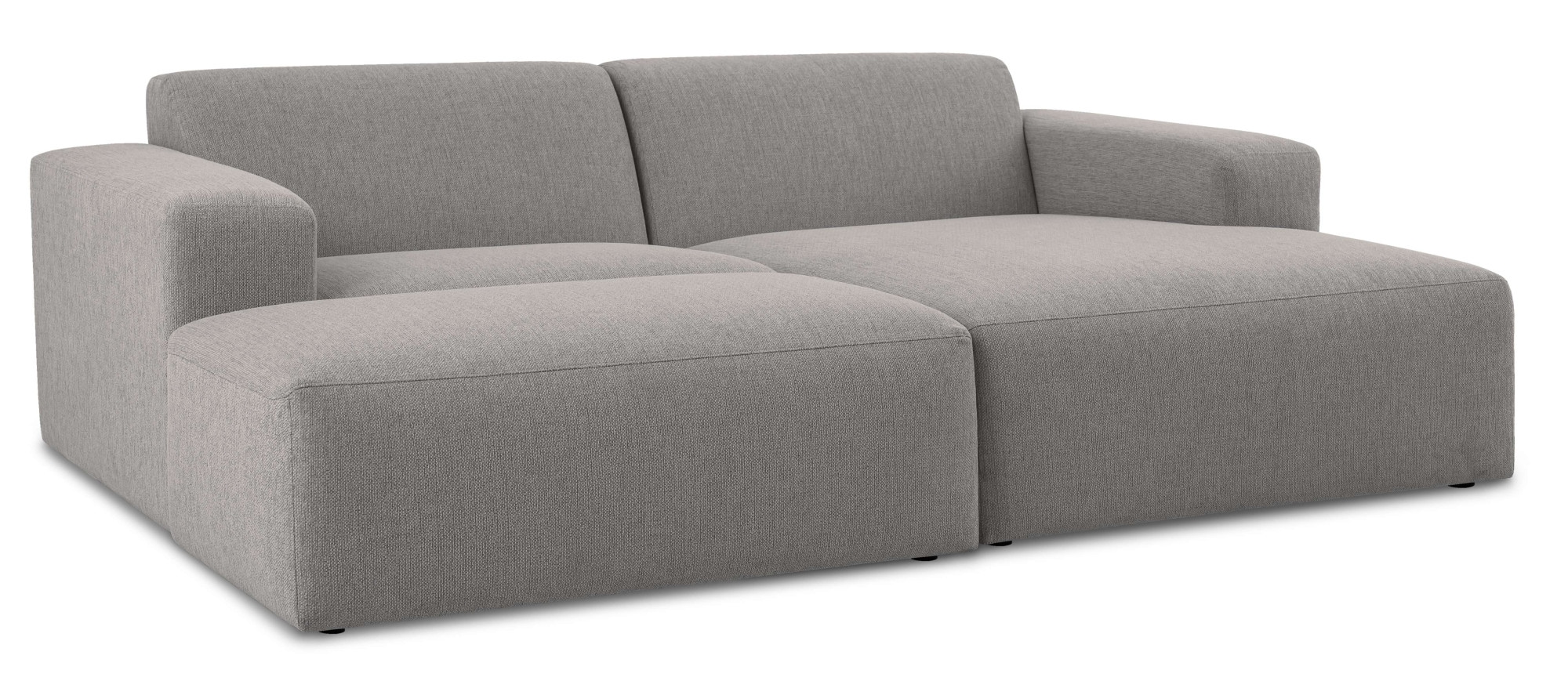 INOSIGN Ecksofa »Koa,228cm, L-Form, Modulsofa, Webstoff, Cord, Struktur, Chenille« Designsofa, Set, Hocker inklusive, weicher Lounge-Sitzkomfort