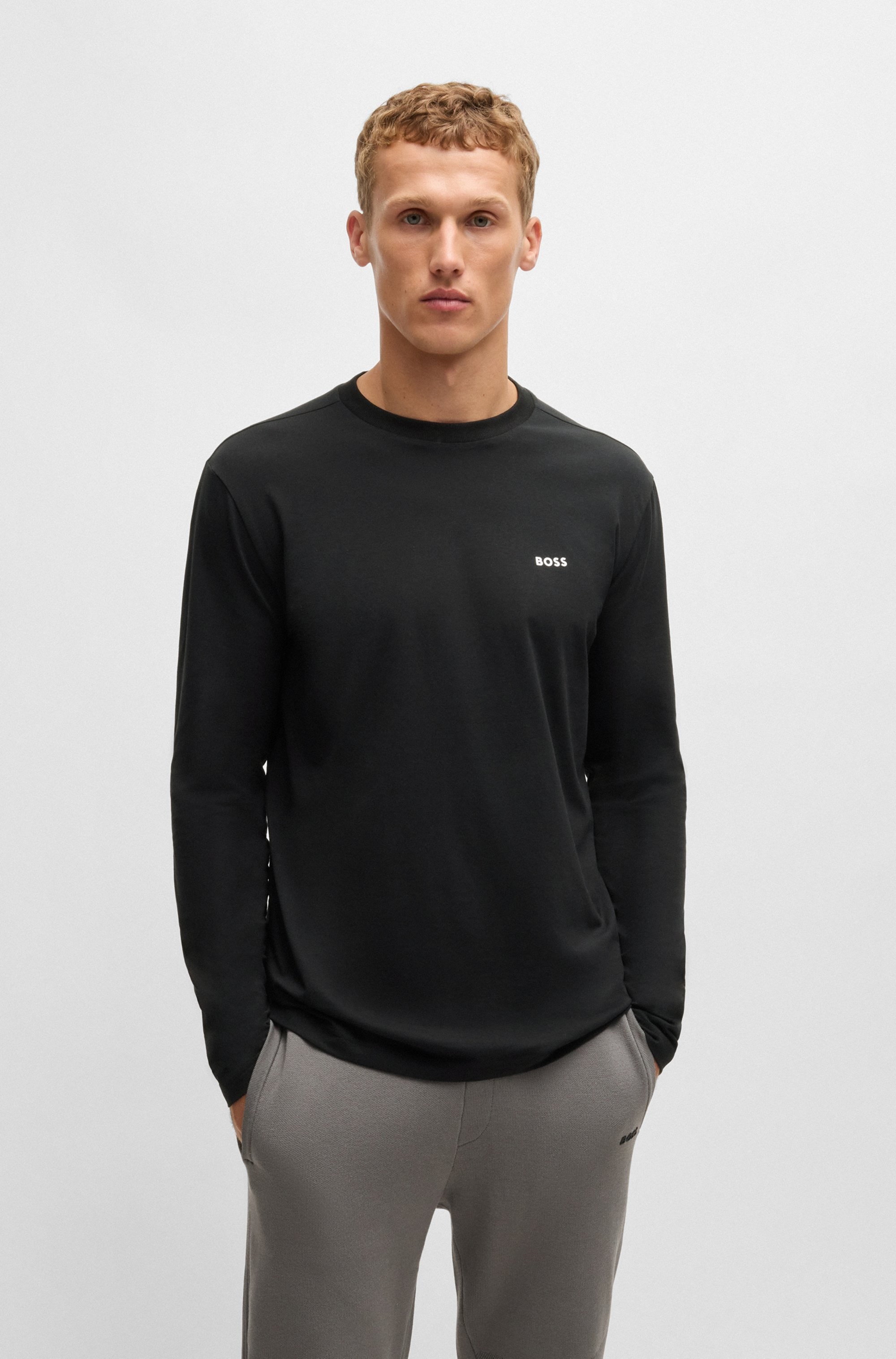 BOSS GREEN T-shirt à manches longues »Tee Long« mit Rundhalsausschnitt