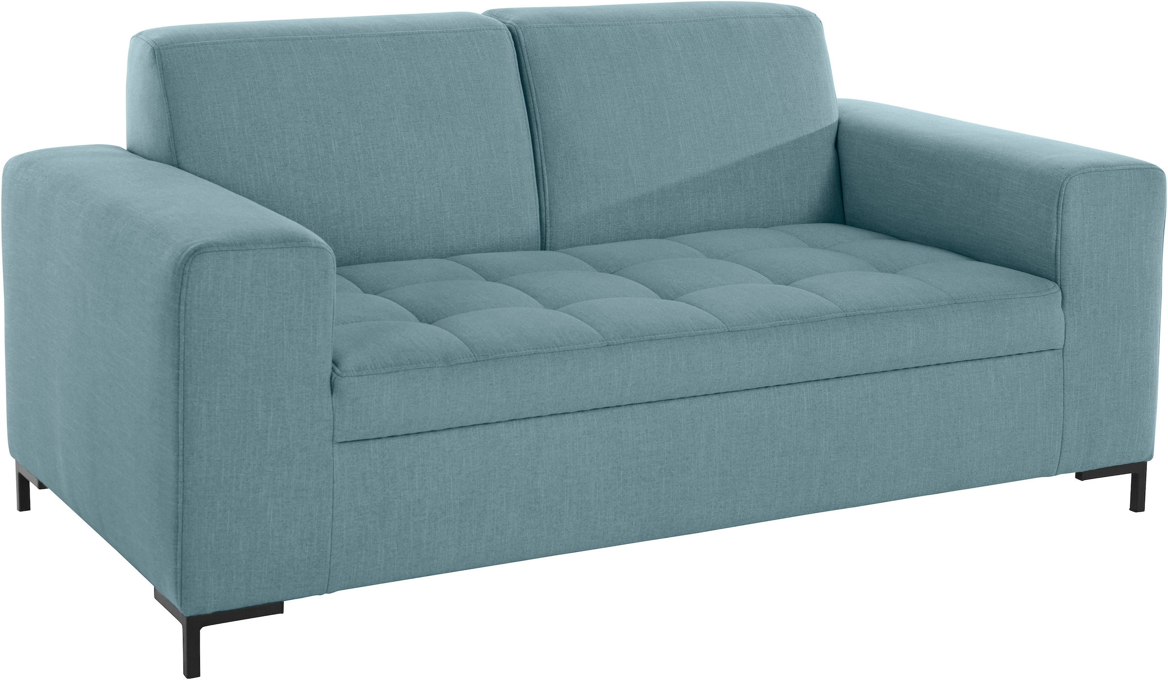 GOODproduct 2-Sitzer »Grazzo«, hochwertige Stoffe aus recyceltem Material, Steppung im Sitzbereich