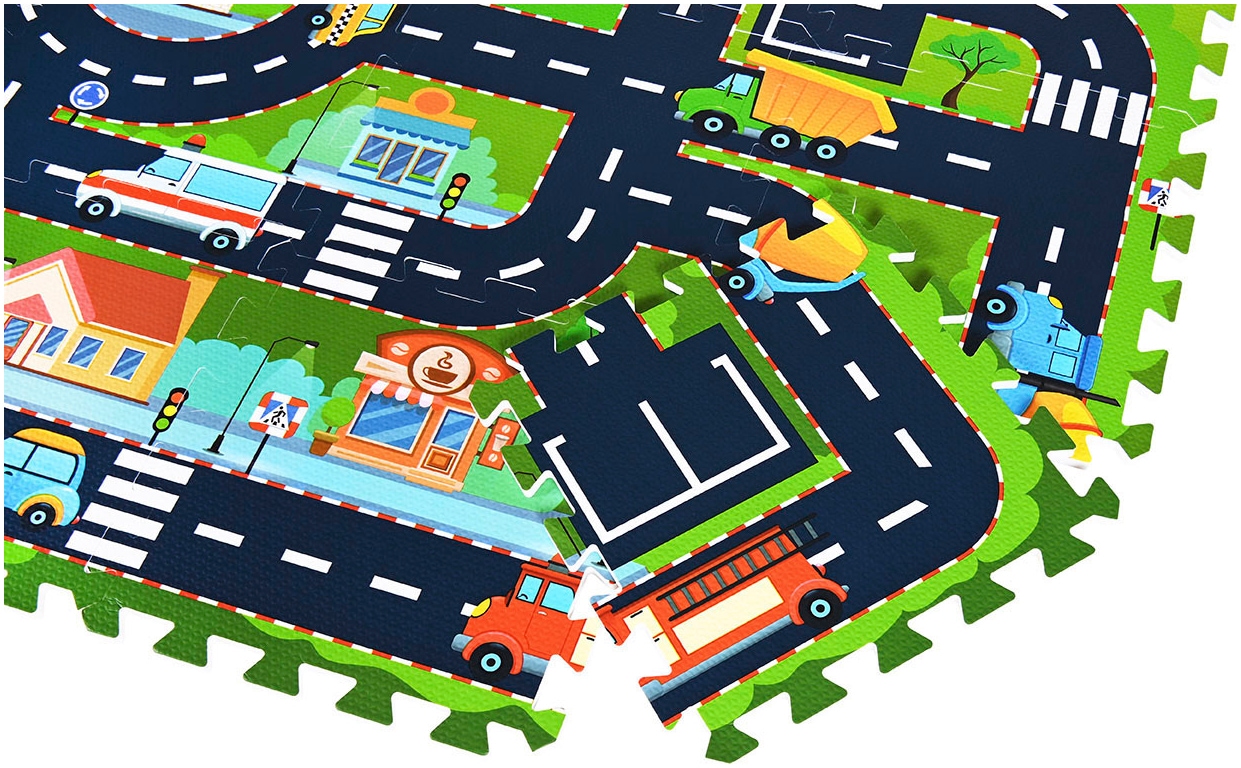 Knorrtoys® Puzzle »Strasse«, Puzzlematte, Bodenpuzzle