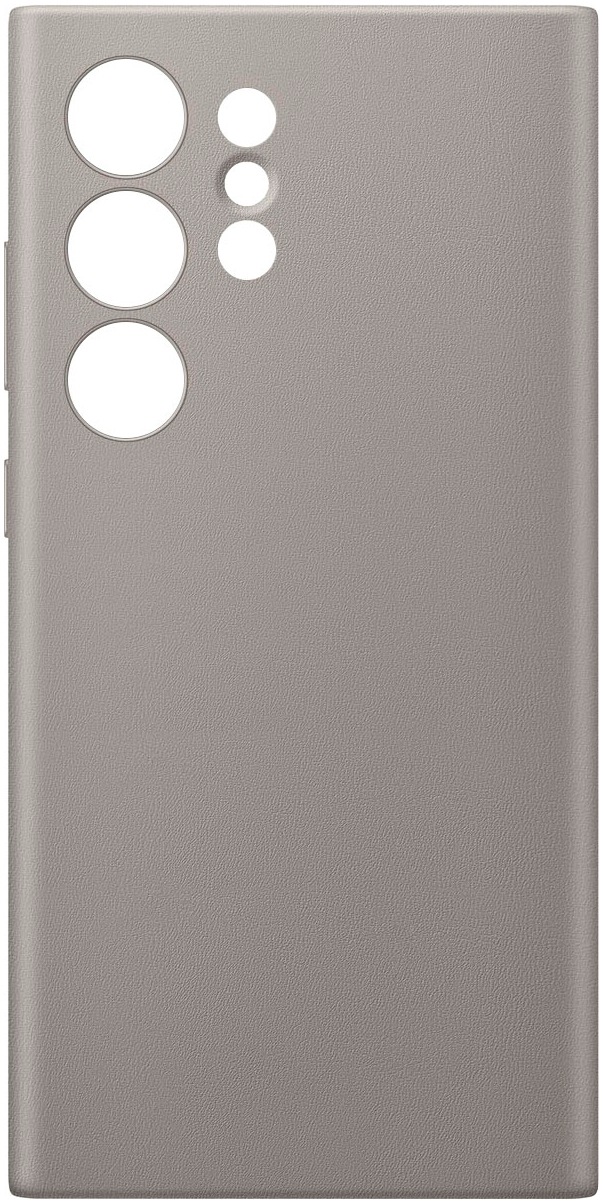 Handyhülle »Vegan Leather Case by Hochuen für Samsung Galaxy S24 Ultra«, Schutz,...