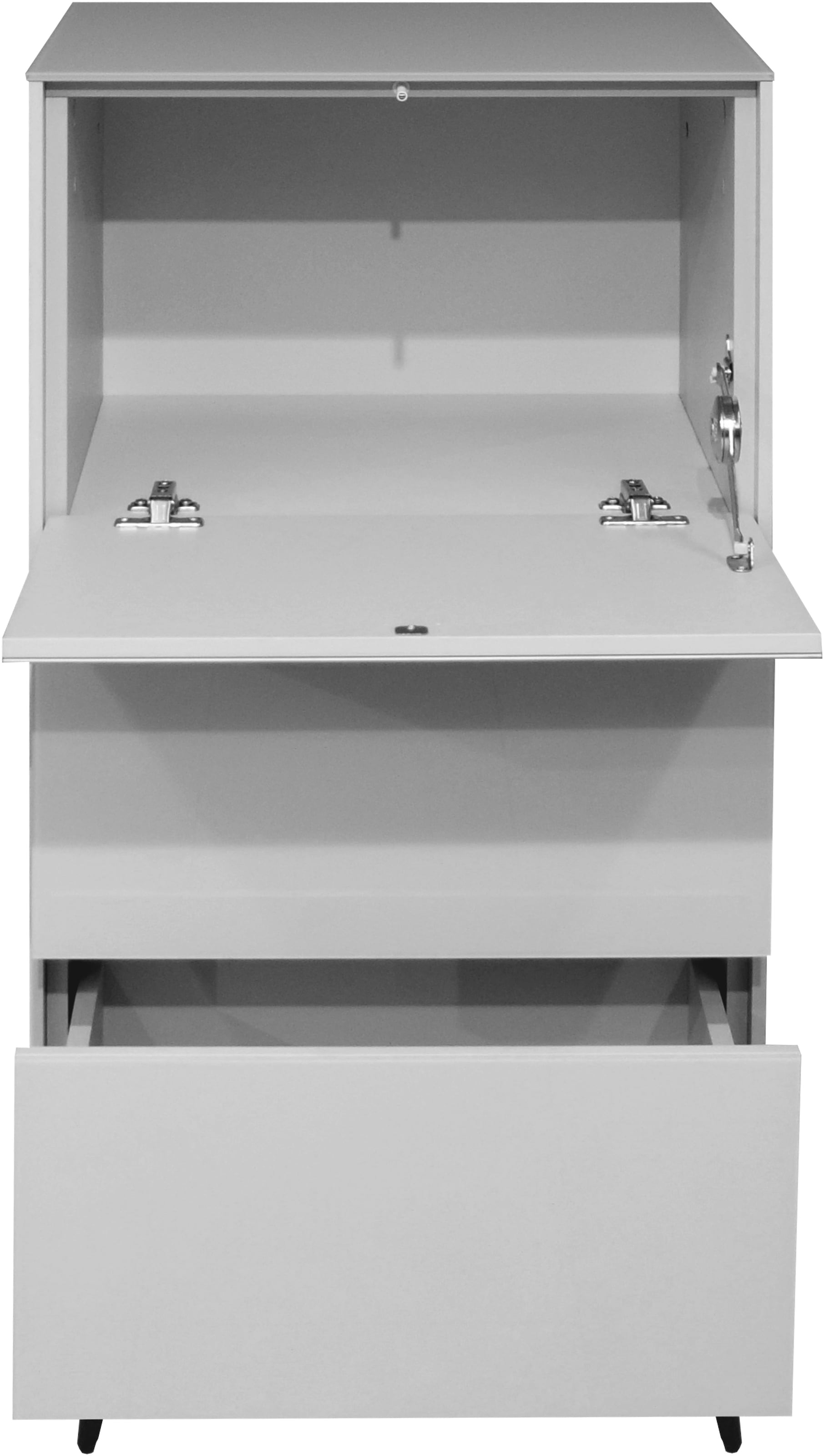 Mäusbacher Kommode »Imola TOPSELLER!«, (OTTOs Choice), Kommode mit Glasfront und Glasoberplatte