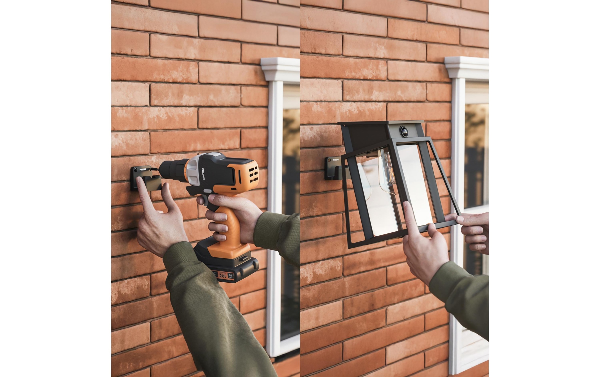 Philips LED Solarleuchte Warmweiss