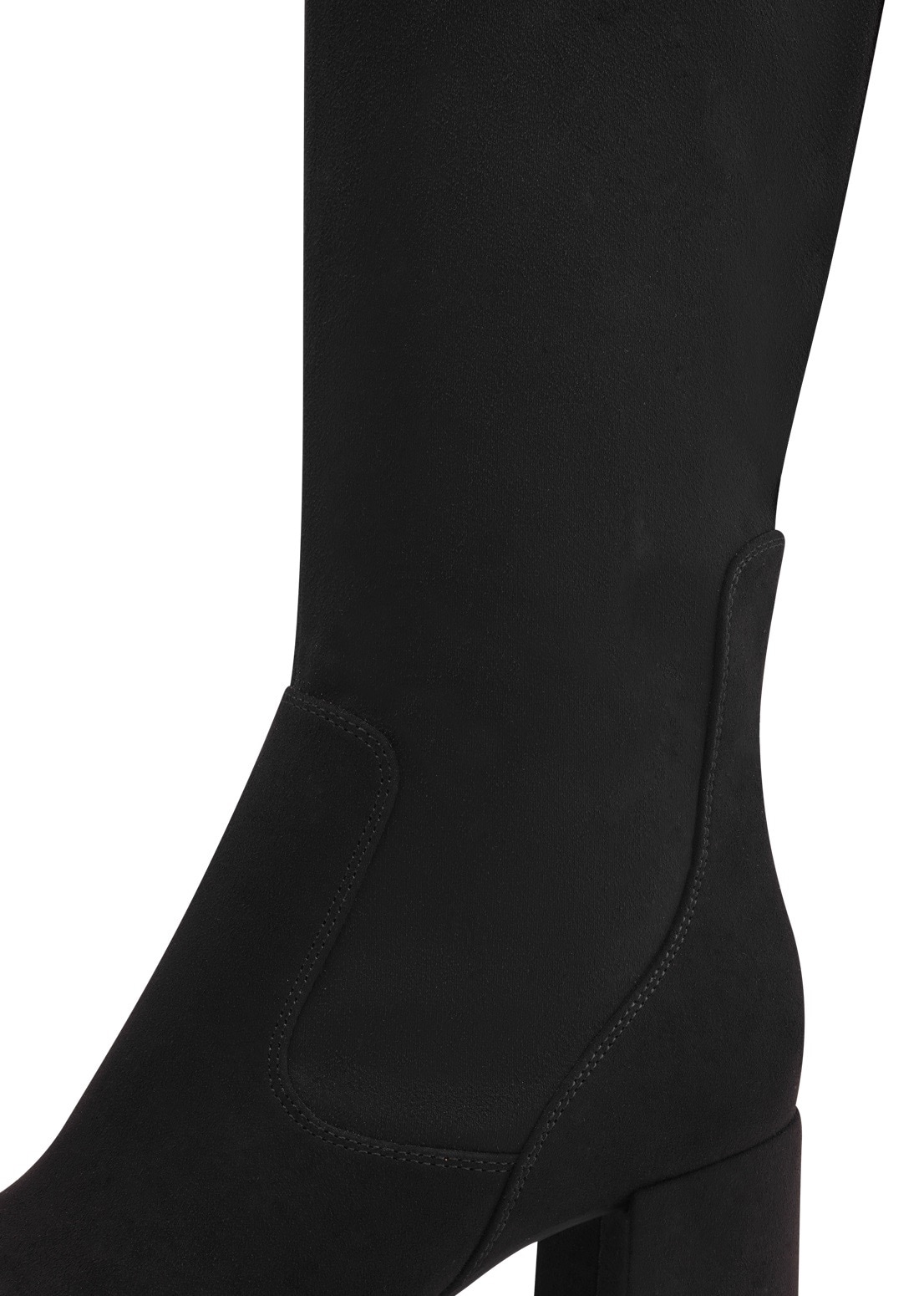 MARCO TOZZI Stiefel, Blockabsatz, Langschaftstiefel mit praktischem Innenreissverschluss