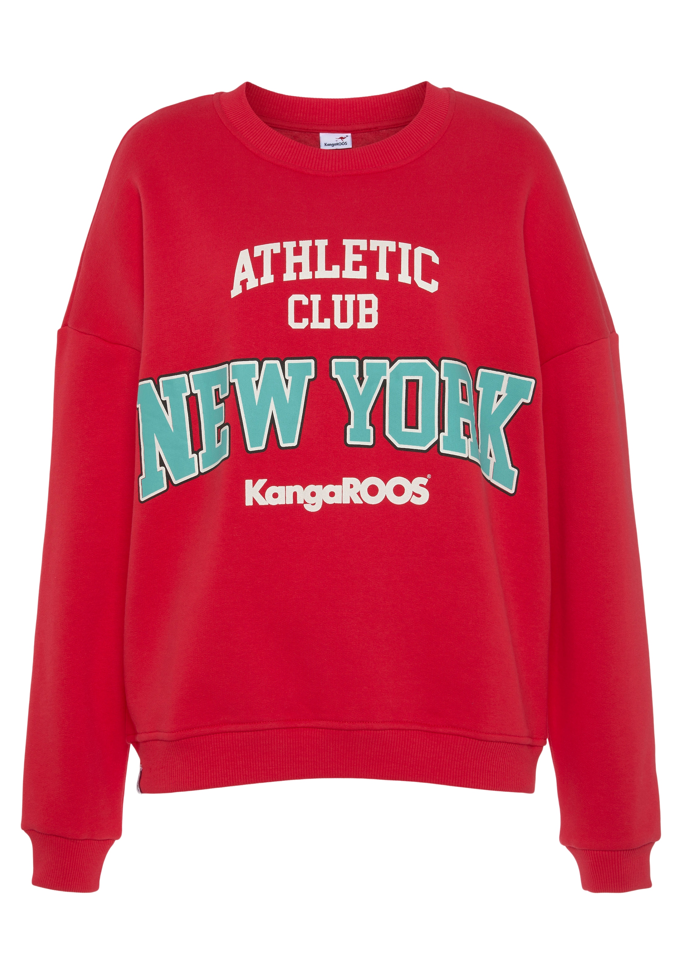 KangaROOS Sweatshirt, mit grossem Logodruck im College-Style