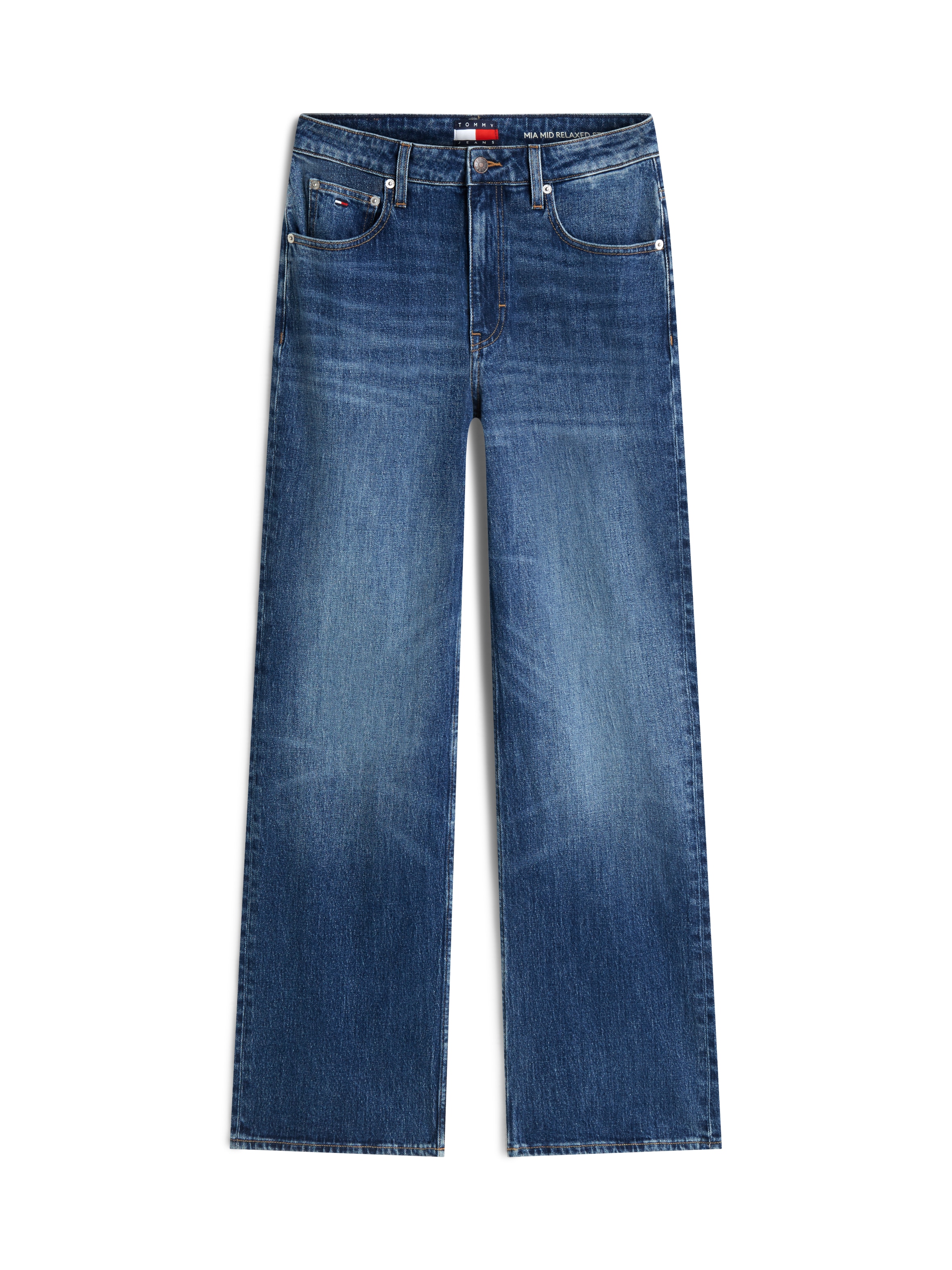 Tommy Jeans Straight-Jeans »MIA MR RLXD STR« Baumwollmischung,  relaxed fit