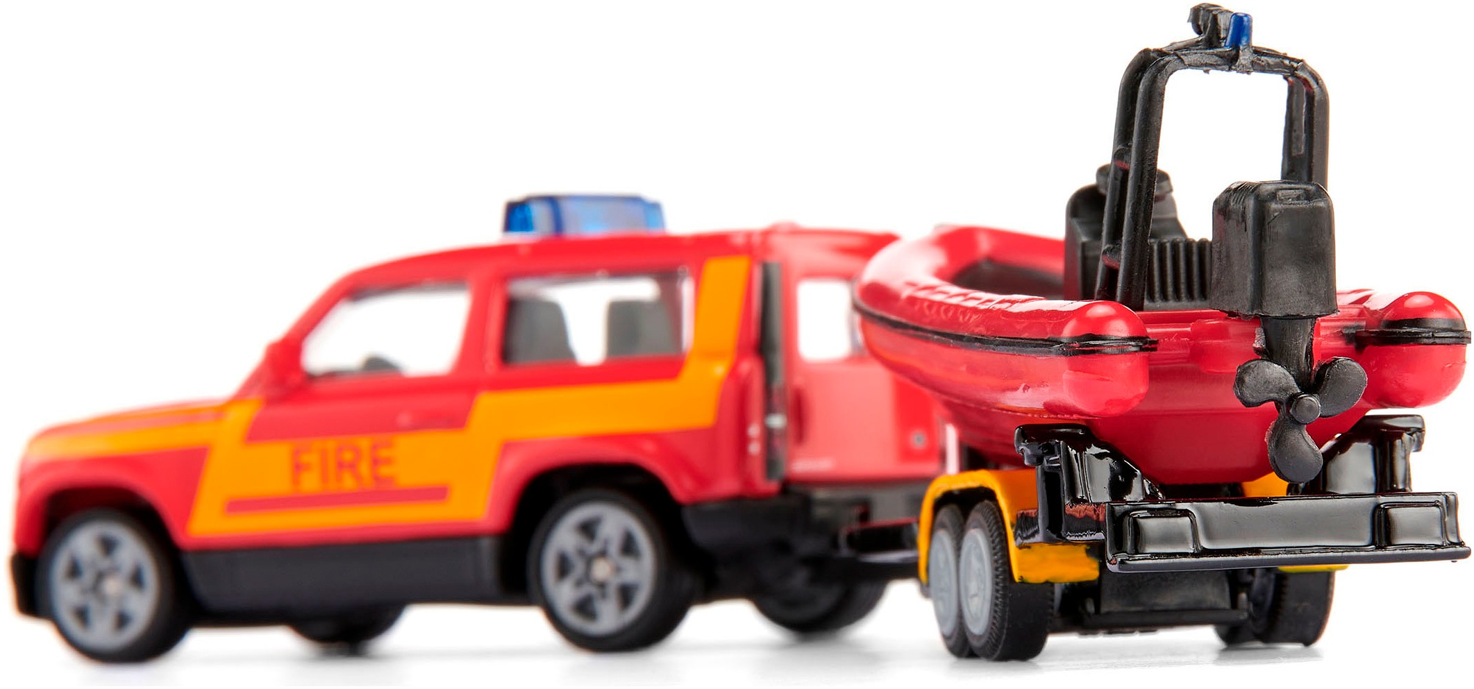 Siku Spielzeug-Auto »Land Rover Defender mit Boot (1608)«