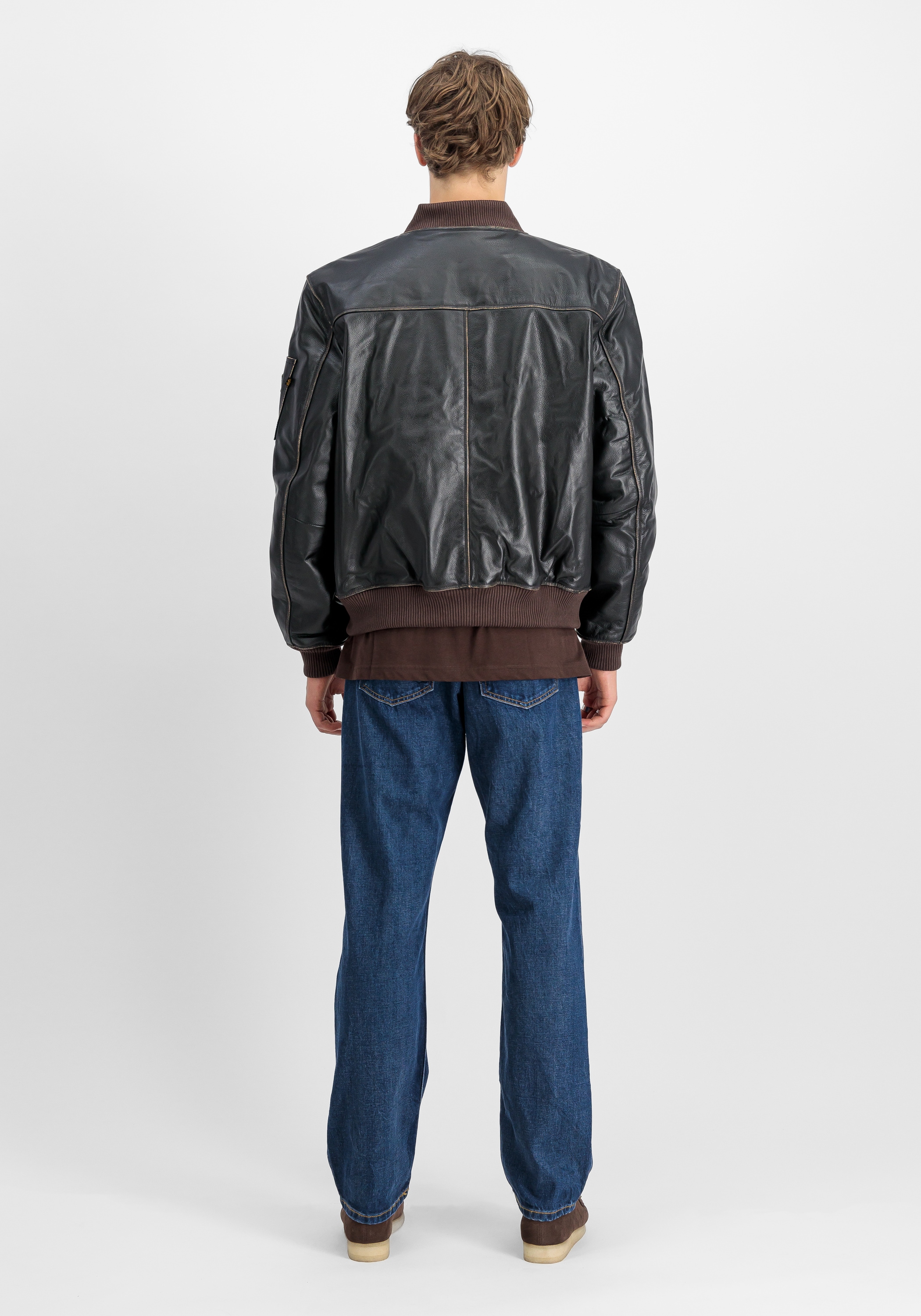 Alpha Industries Lederjacke »MA-1 Leather LF Lederjacke«