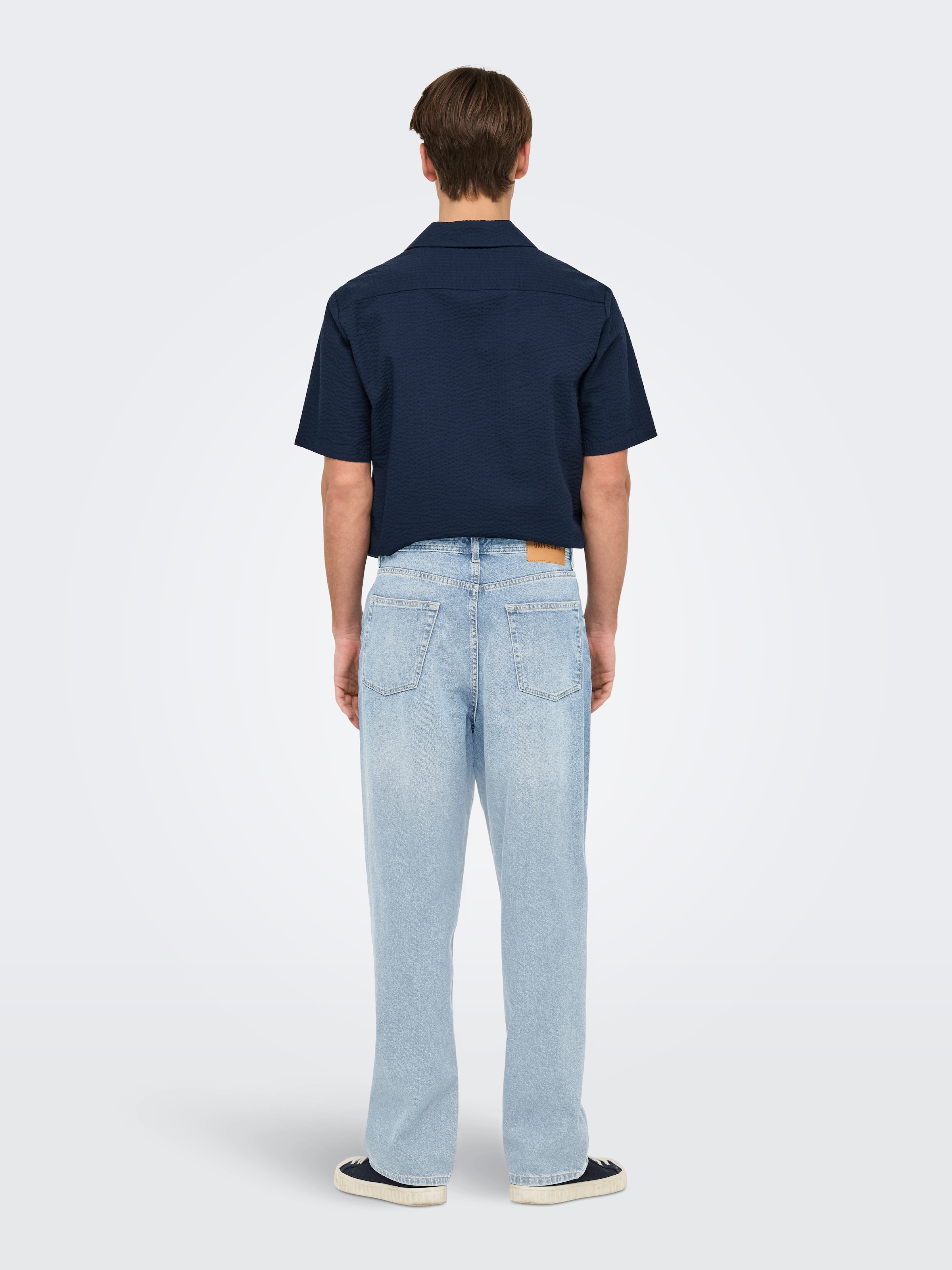 ONLY & SONS Relax-fit-Jeans »ONSFADE LOOSE BOX TAI DNM MU OTL« Baumwolle, relaxed fit