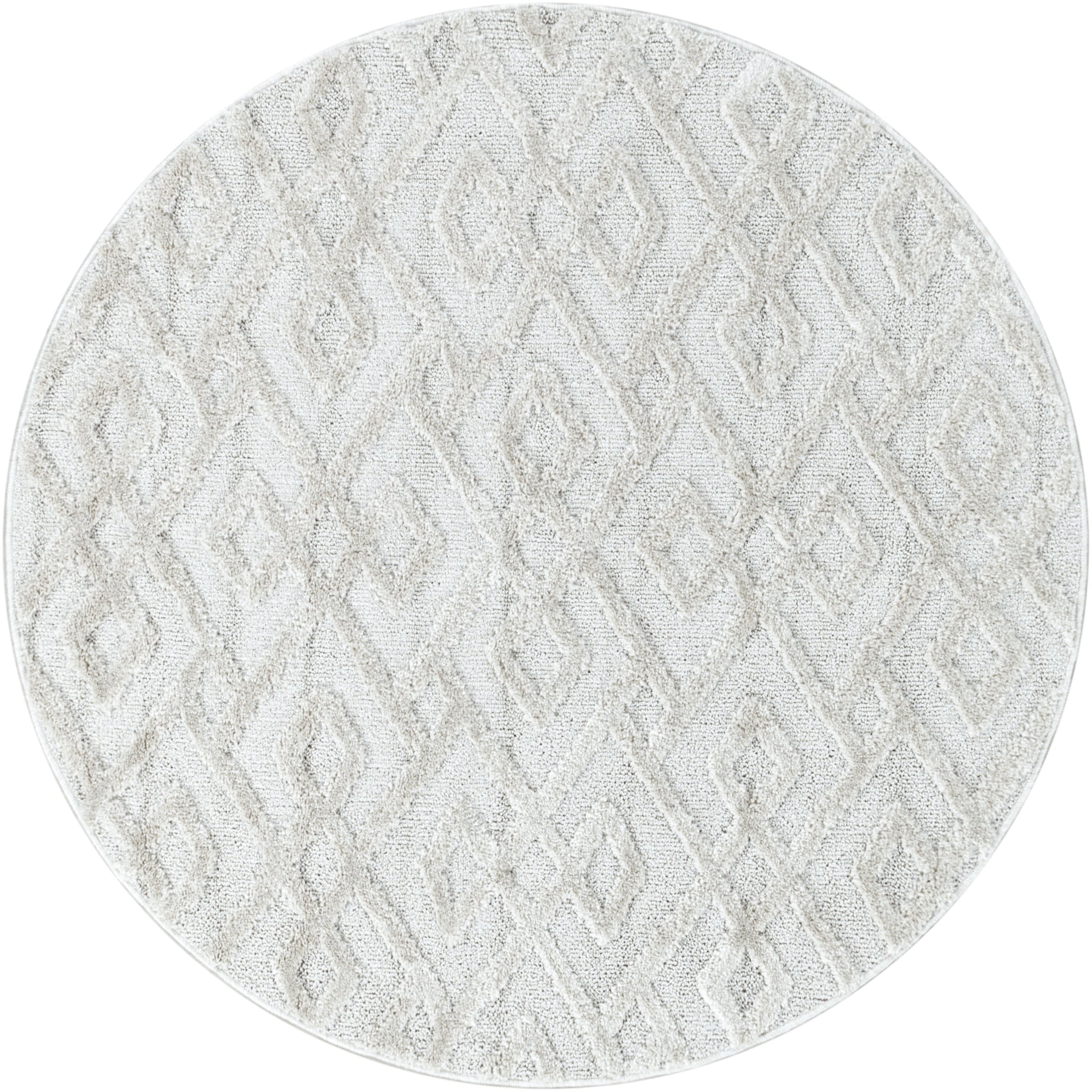 Image of Ayyildiz Teppiche Teppich "PISA 4708" rund 20 mm Höhe auch rechteckig, Hoch Tief Struktur, Wohnzimmer, Schlafzimmer