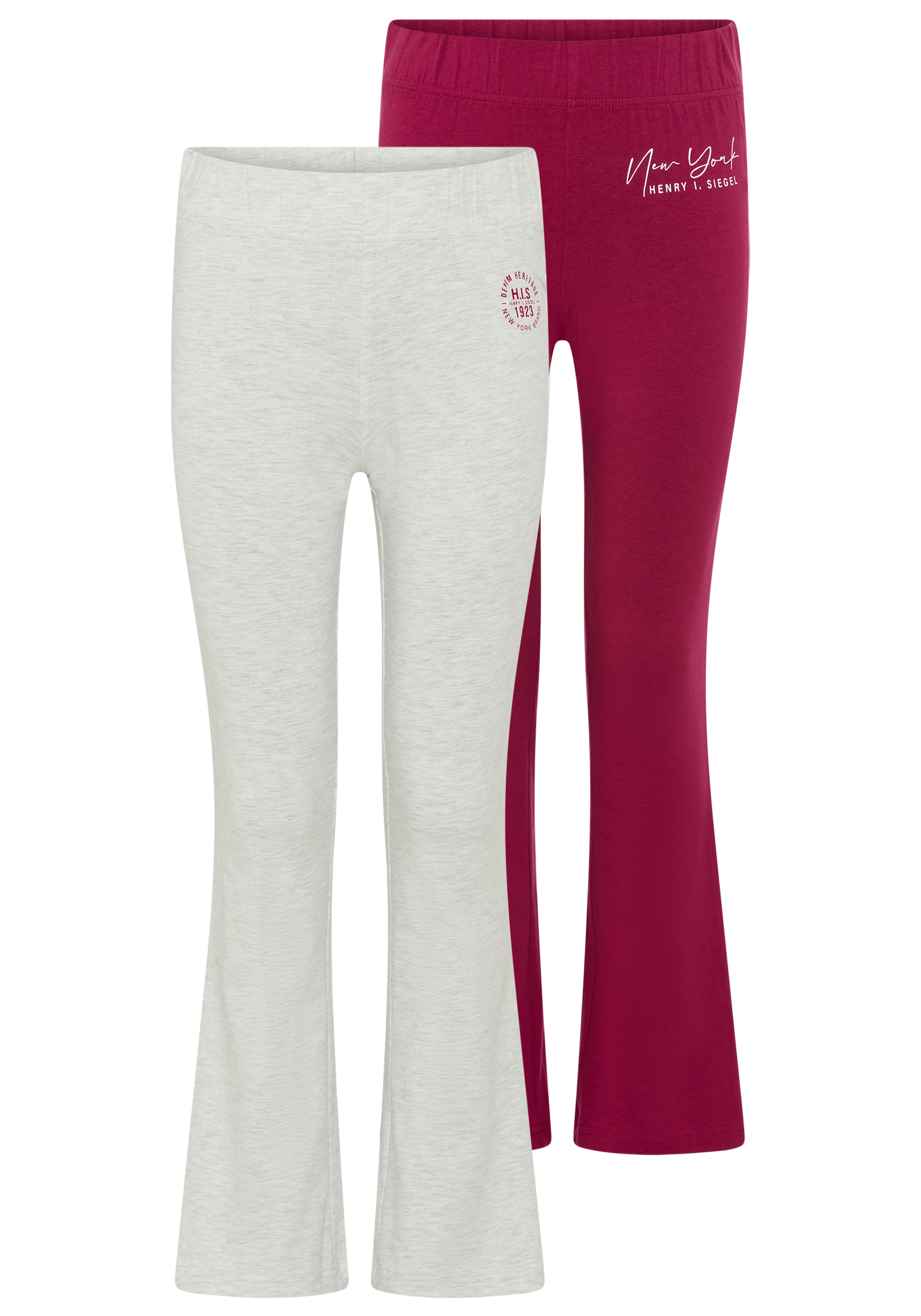 H.I.S Leggings »2er Packung H.I.S Leggings mit Schlag für Mädchen«  Pour TEENS. Lot de 2 pantalons jazz