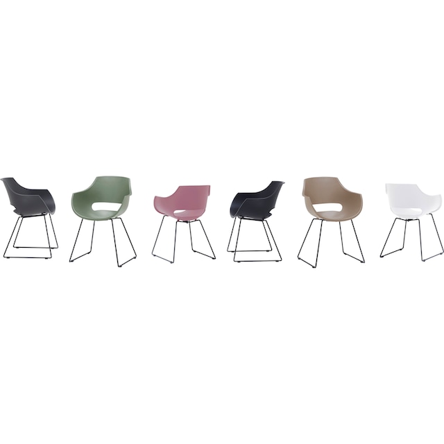 MCA furniture Schalenstuhl »Rockville«, (Set), 4 St., Stuhl belastbar bis  120 Kg acheter confortablement
