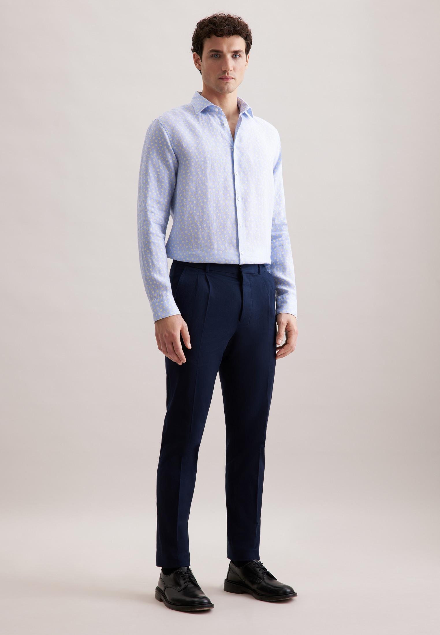 seidensticker Chemise d'affaires »Regular« Regular 1/1 Kentkragen Druck